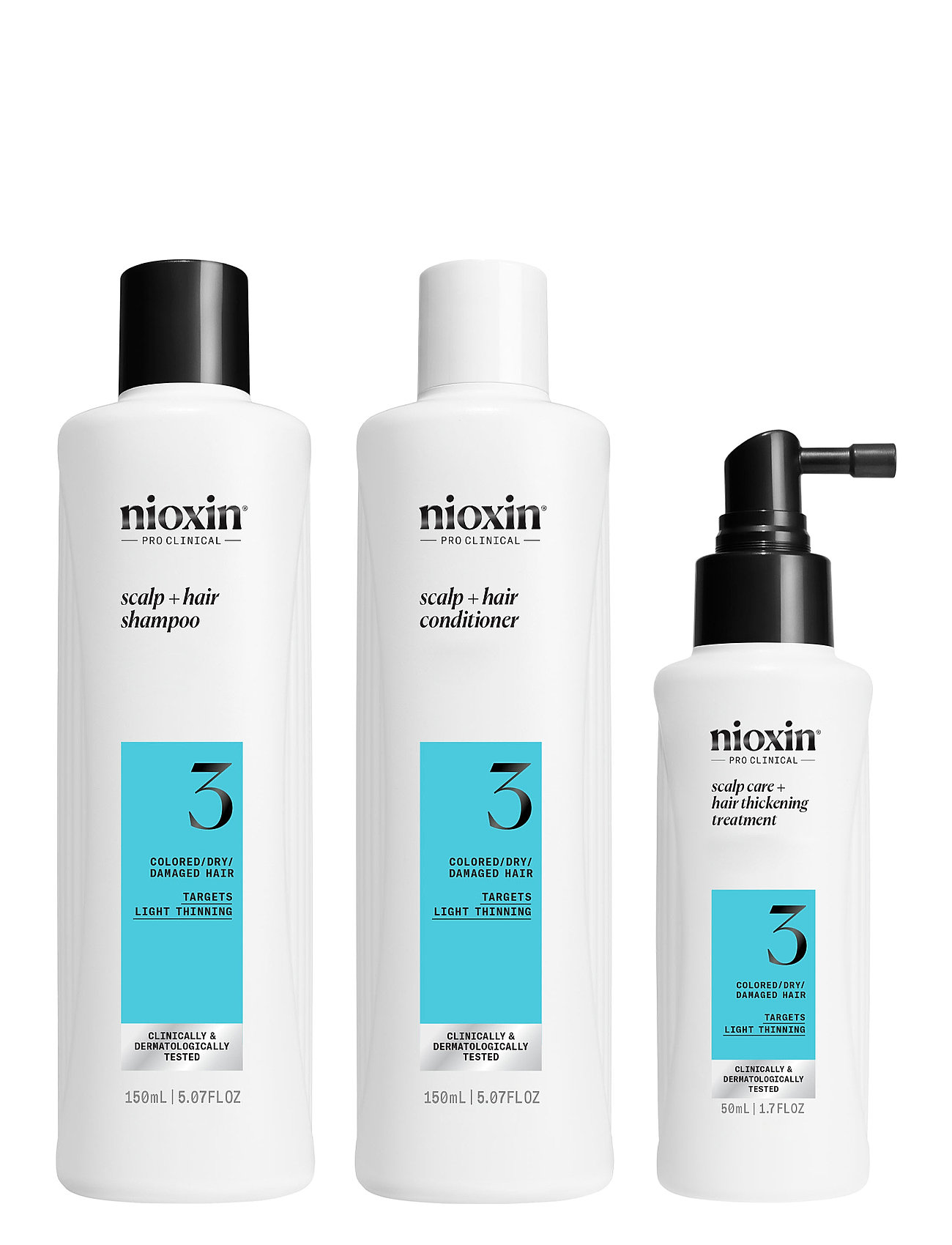 Nioxin Nioxin System 3 Trial Kit For Colored Thinning Hair Nude