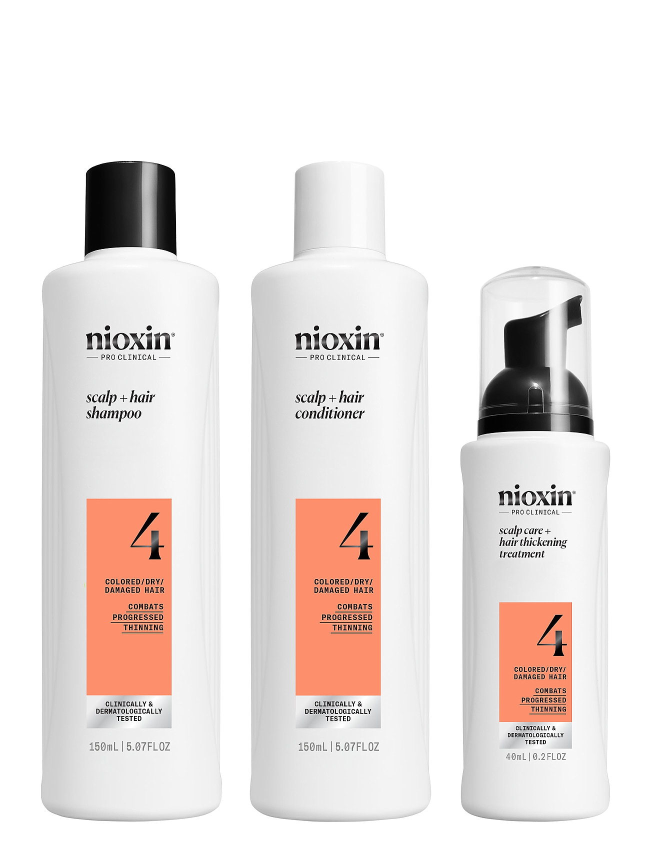 Nioxin Nioxin System 4 Trial Kit For Colored Thinning Hair Nude