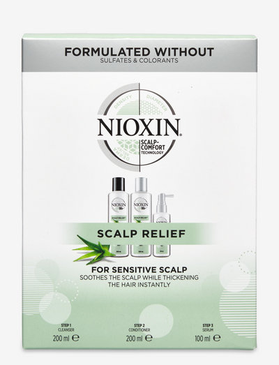 NIOXIN Kit Scalp Relief 200/200/100ml - hårvårdsset - clear