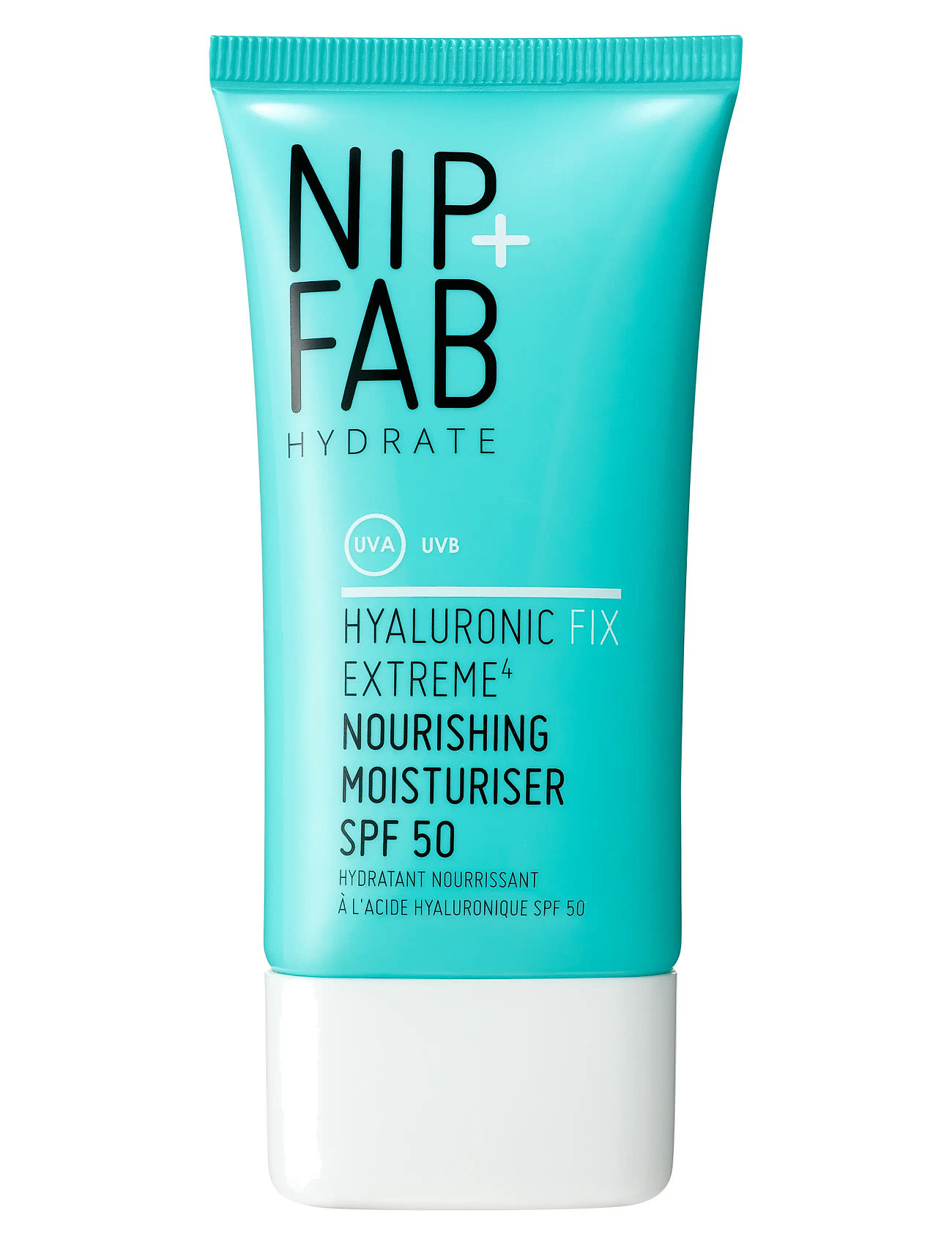 Nip+Fab Hyaluronic Fix Extreme4 Nourishing Moisturiser Spf 50, 50 ml, Nude, Solpleje > Ansigt, Dame