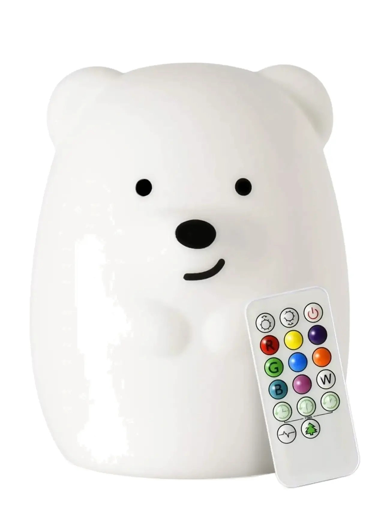 NiteLite Nitelite Bear, One Size, White, Belysning > Natlamper, Børn
