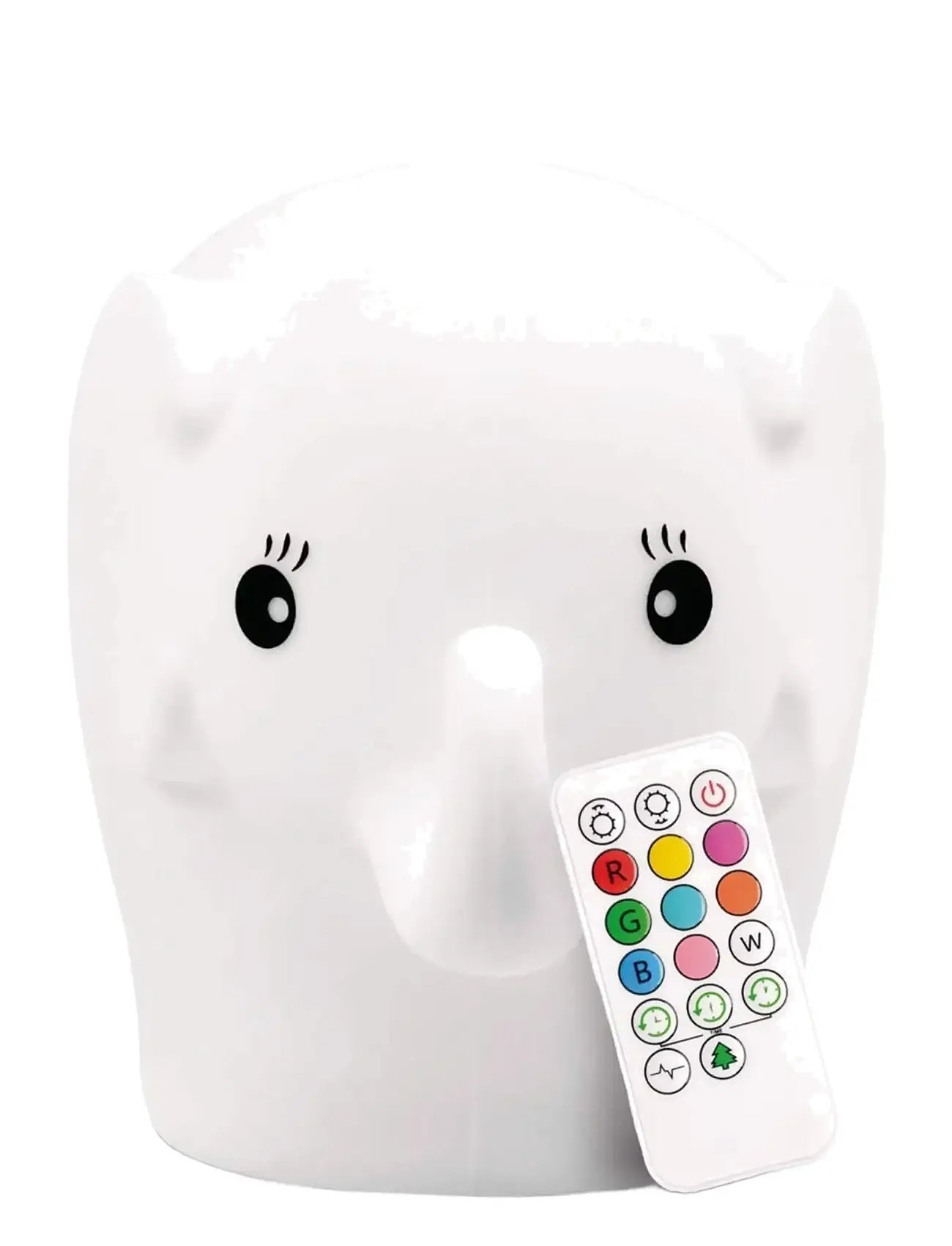 NiteLite Nitelite Elephant, One Size, White, Belysning > Natlamper, Børn