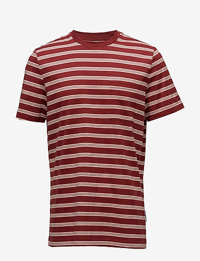 Badan Tee 3374 - stribede t-shirts - brick red