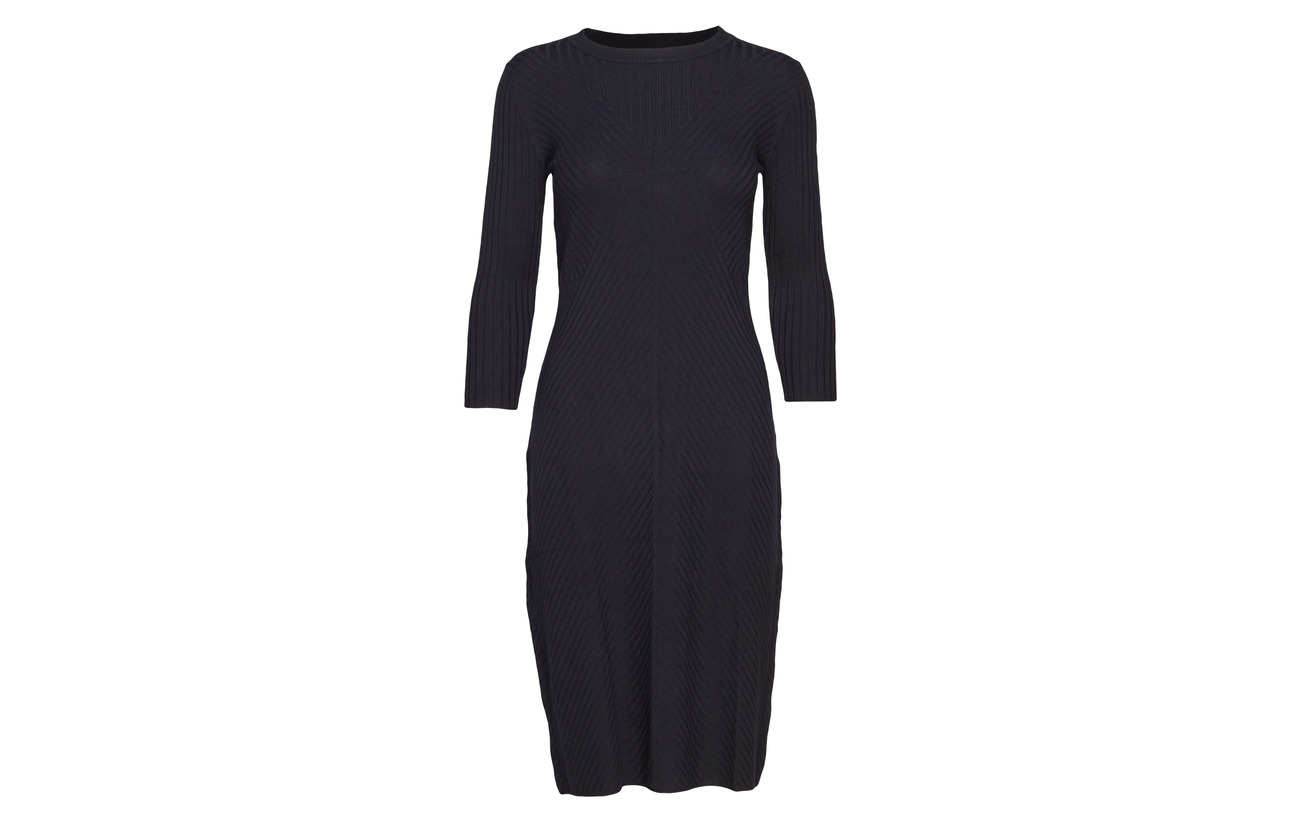 20 Sleeve Noa Polyamide Black 80 Long Dress Viscose pqpT7EYBw