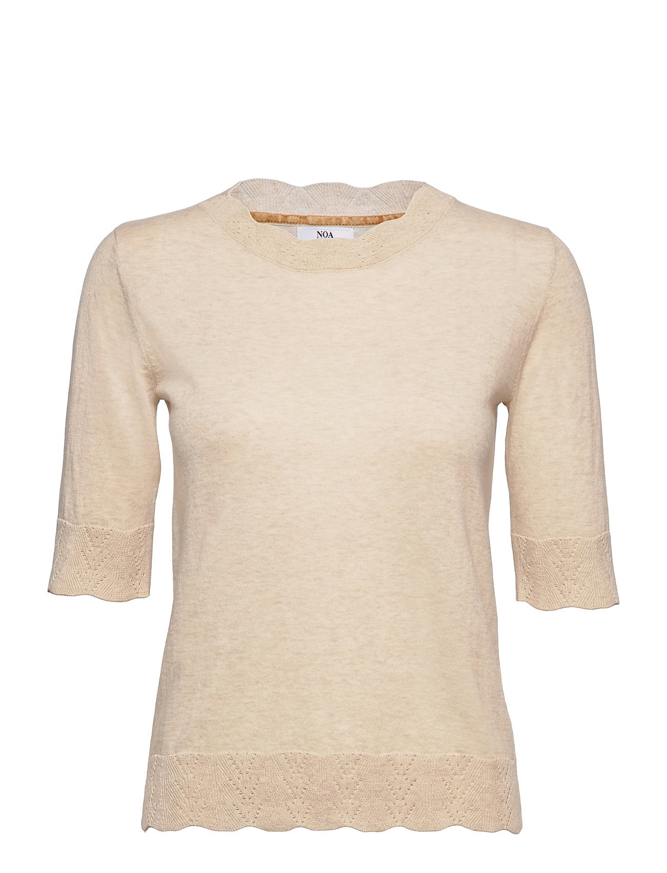 Pullover T-shirts & Tops Knitted T-shirts/tops Beige Noa Noa