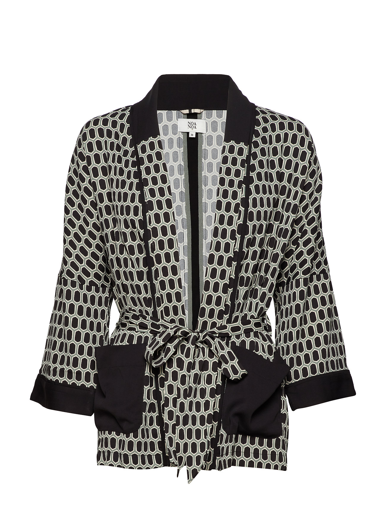 Jacket Kimonos Zwart Noa noa noa kopen in de aanbieding