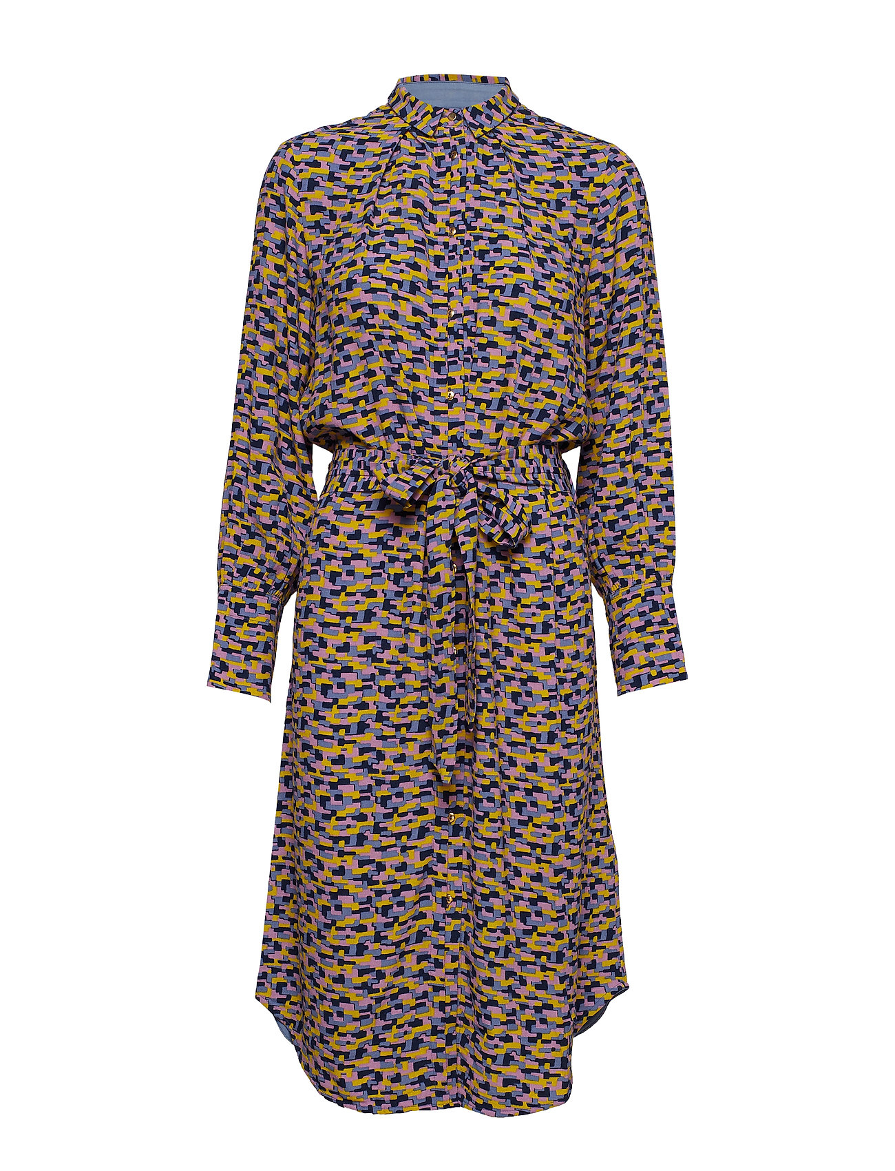 Dress Long Sleeve Jurk Knielengte Paars Noa noa noa kopen in de aanbieding