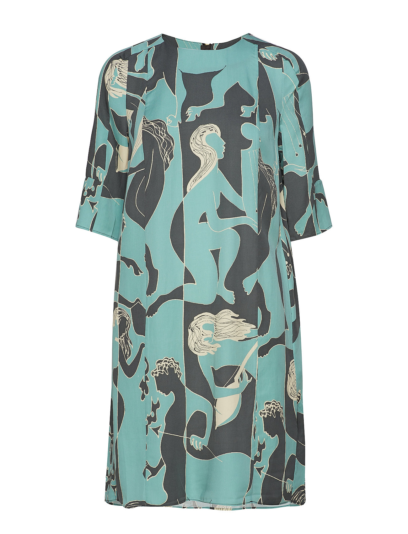 Dress Short Sleeve Jurk Knielengte Groen Noa noa noa kopen in de aanbieding Dress Short Sleeve Jurk Knielengte Groen Noa noa noa kopen in de aanbieding