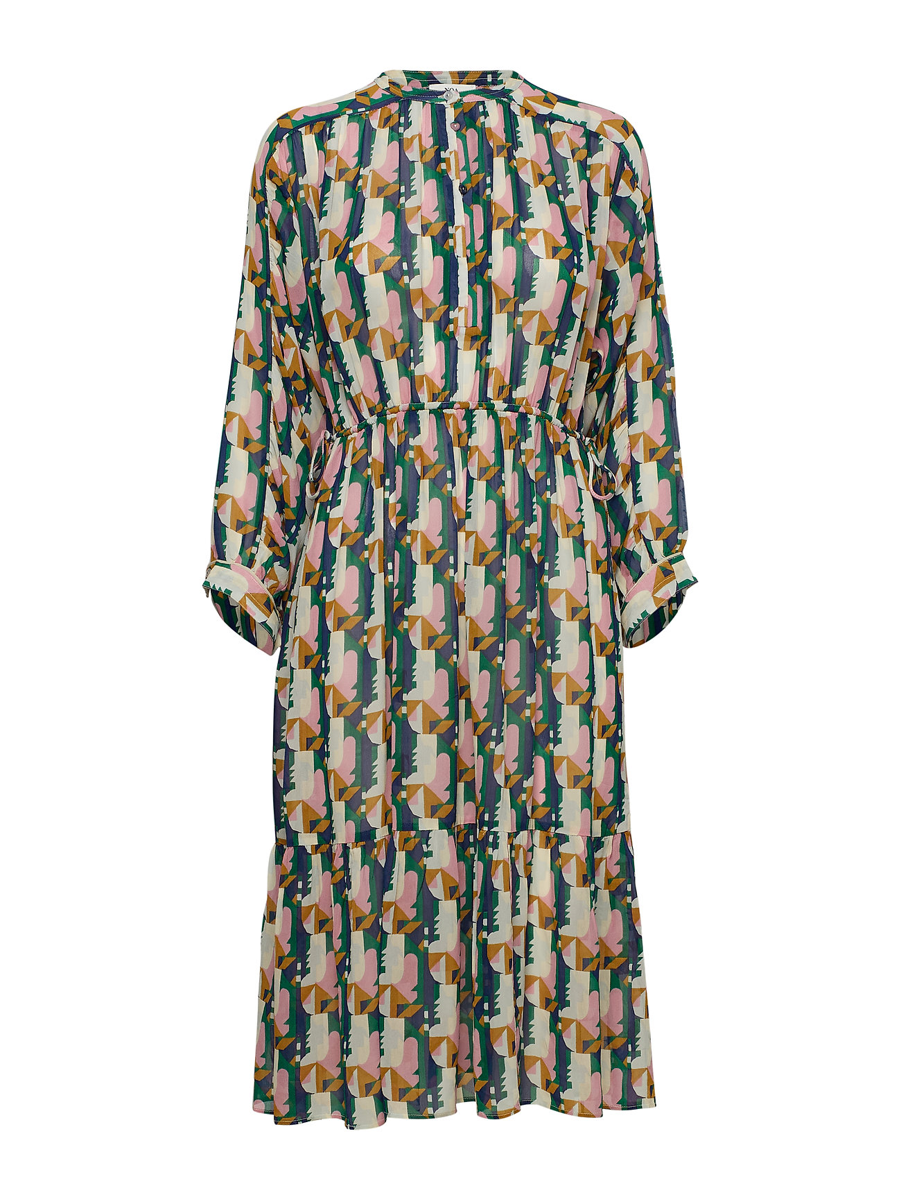 Dress Long Sleeve Jurk Knielengte Multipatroon Noa noa noa kopen in de aanbieding