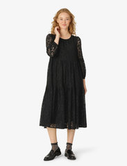 Noa Noa - Dress long sleeve - sukienki koronkowe - black - 0