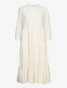 Dress long sleeve - cocktailkjoler - print white