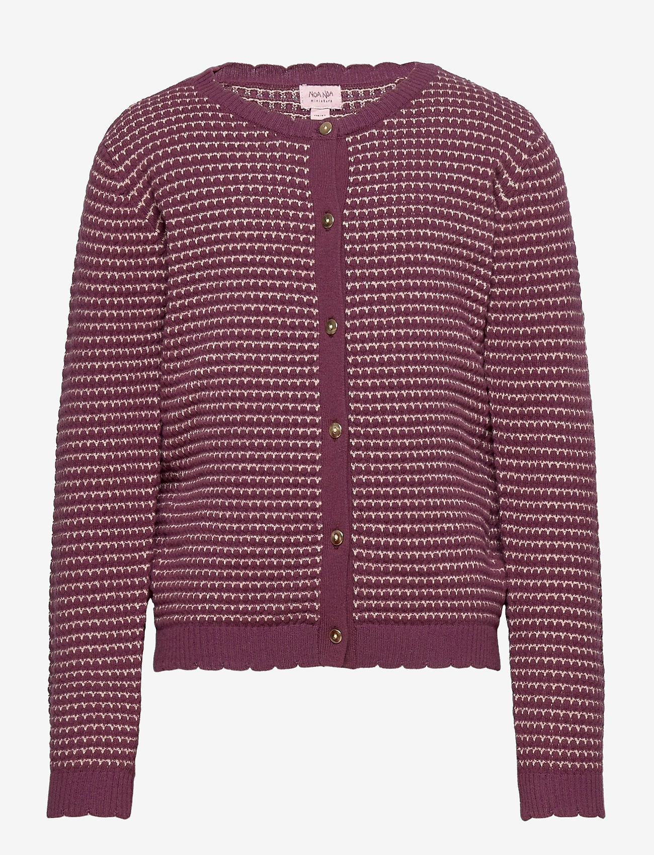eggplant cardigan