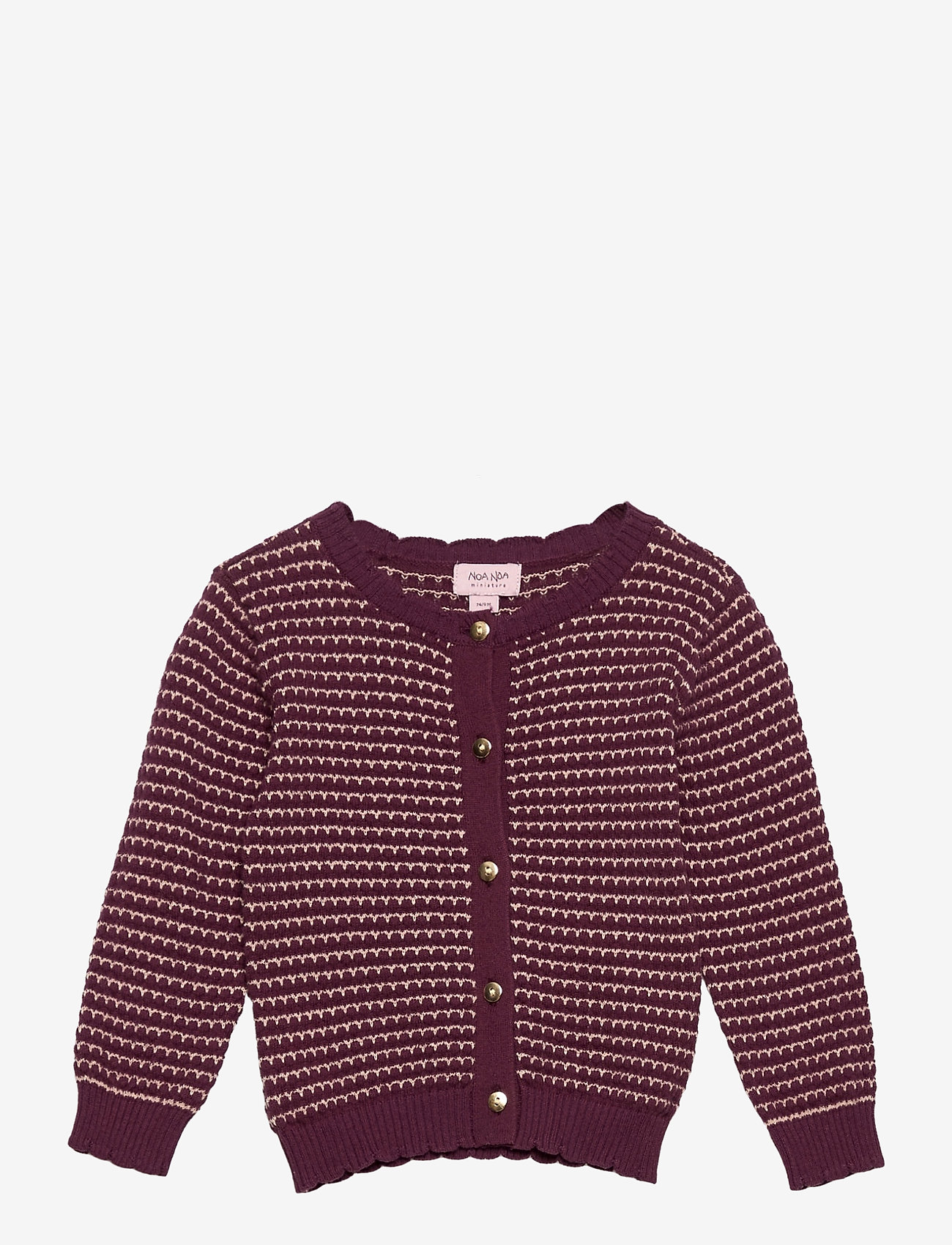 eggplant cardigan