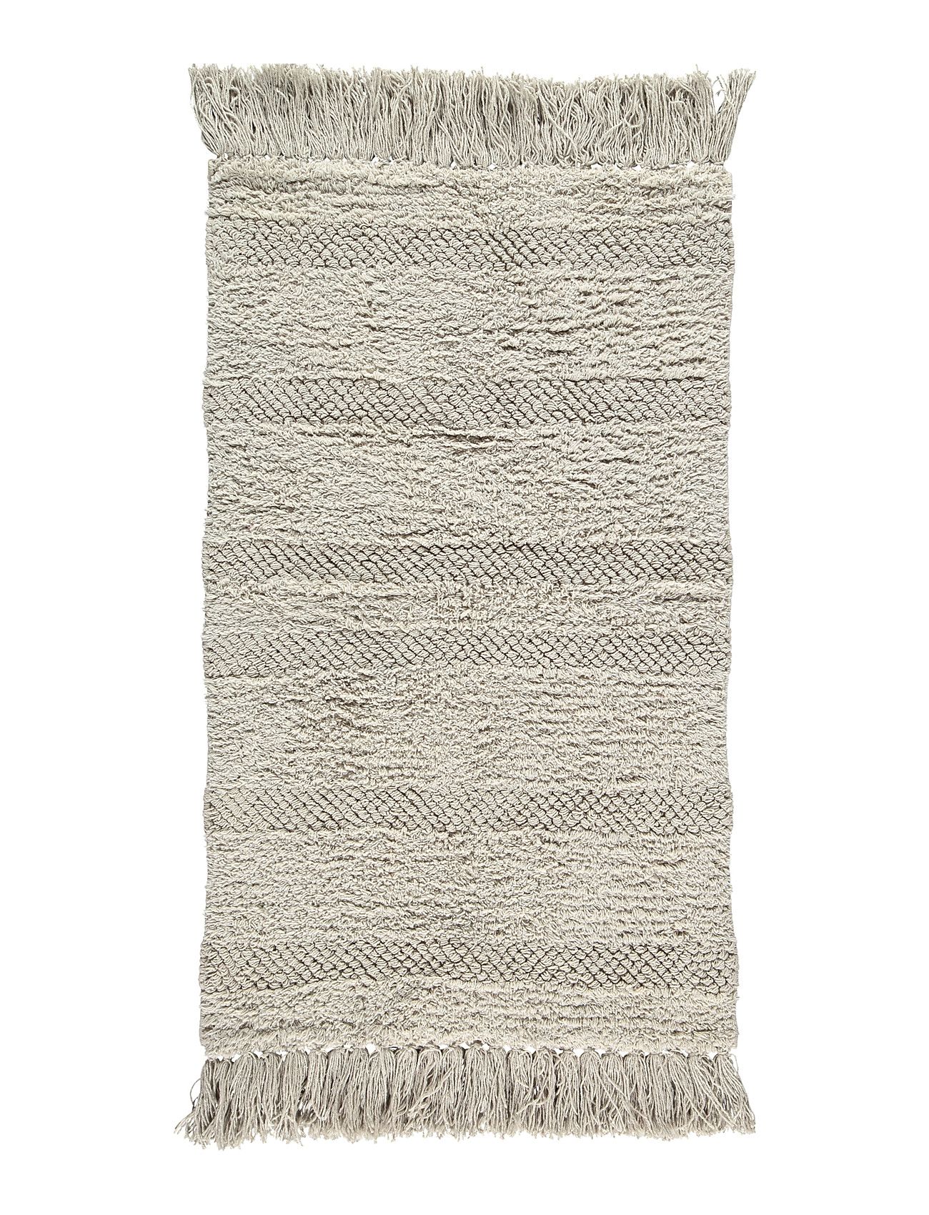 Bath Mat Cotton 50X80Cm Beige Noble House