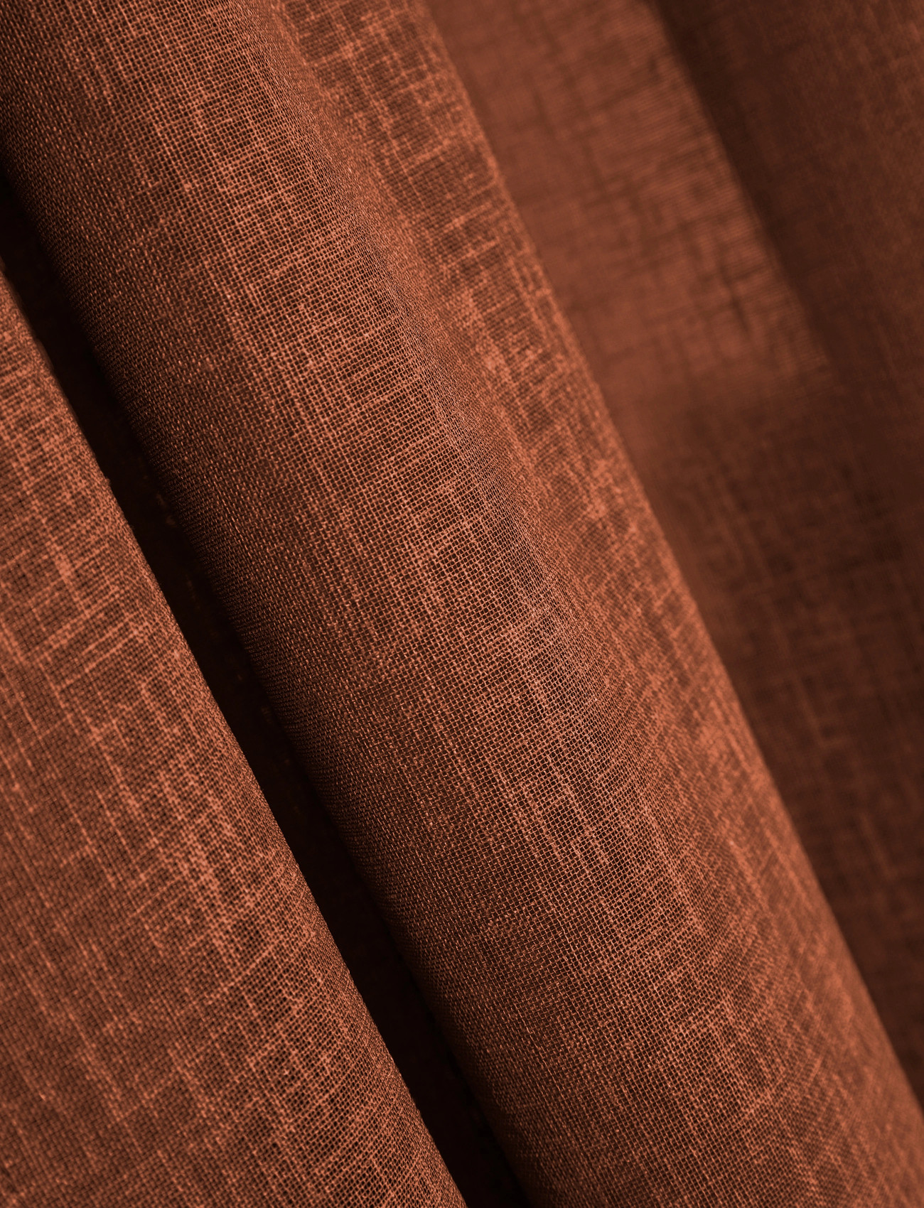Noble House Curtain Mira, 130X250 cm, Orange, Gardiner > Lange Gardiner, Unisex