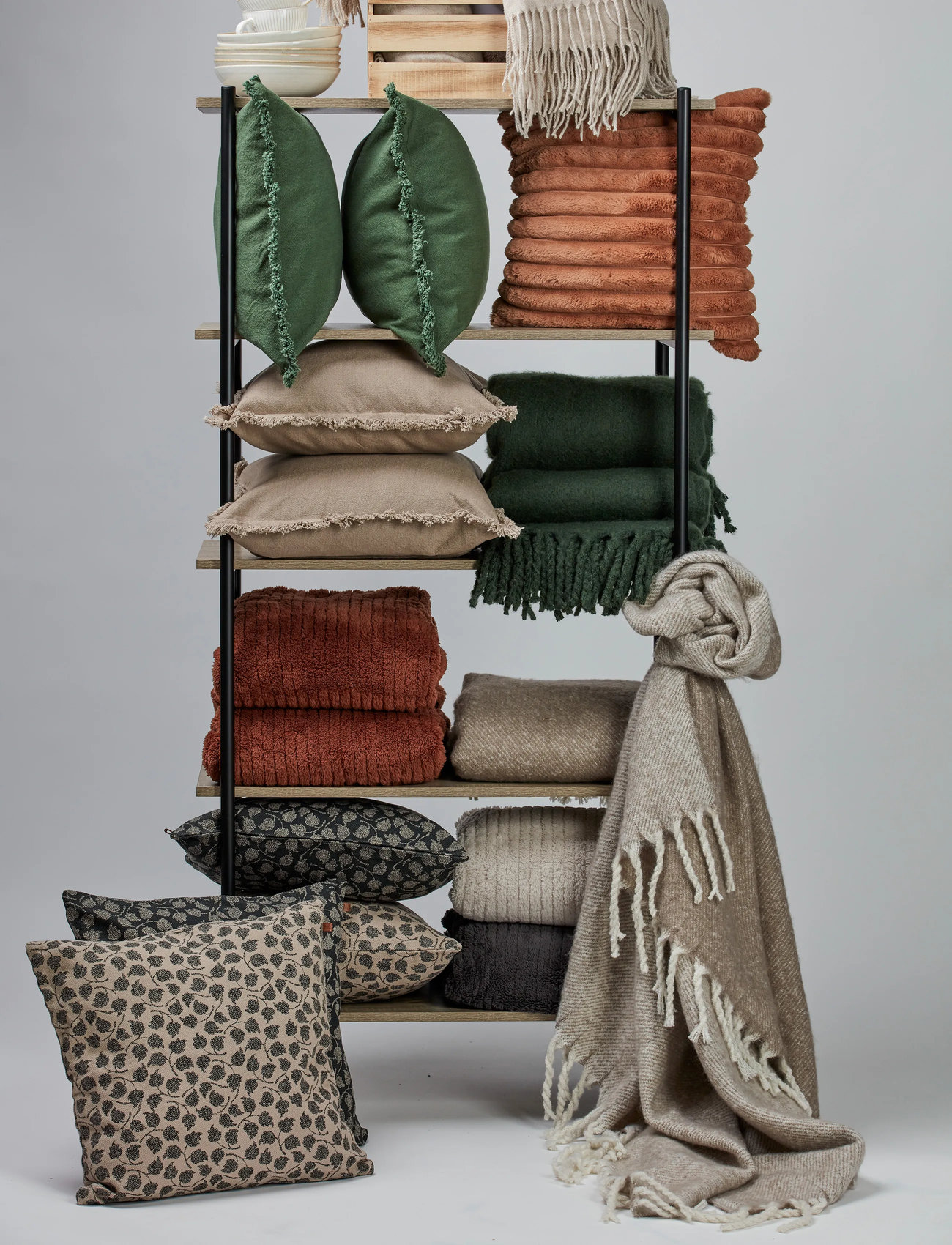 Noble House Blanket Tryggve, 125X150 cm, Beige, Puder & Tæpper > Tæpper & Plaider, Unisex