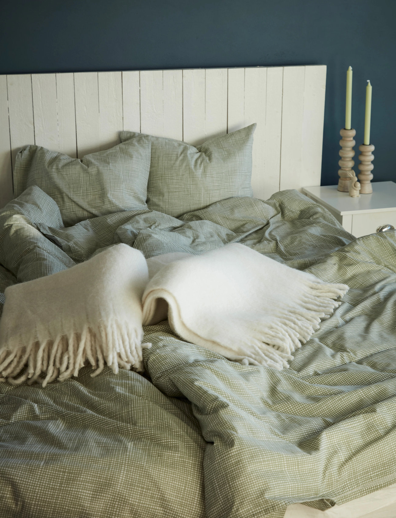 Noble House Blanket Rune, 125X150 cm, Cream, Puder & Tæpper > Tæpper & Plaider, Unisex