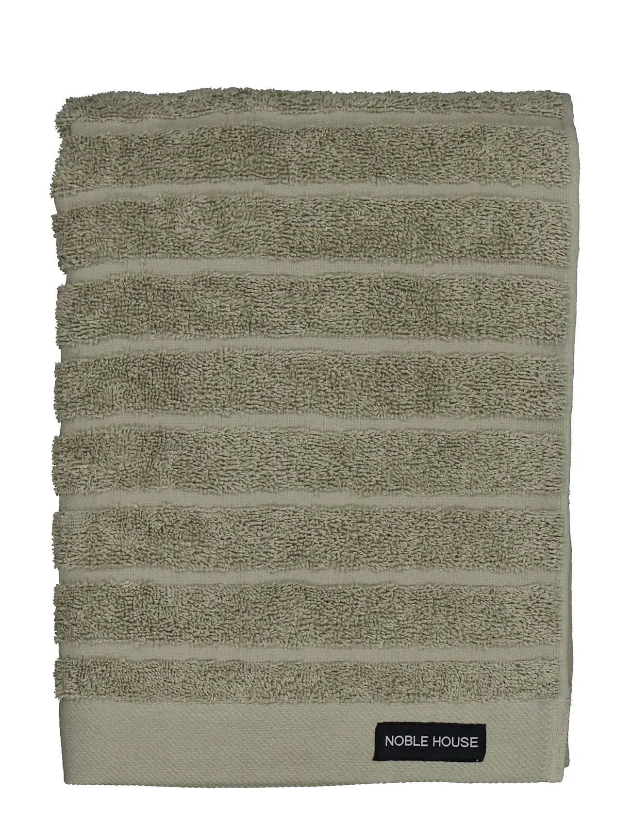 NOBLE HOUSE Terry Handtuch Novalie Stripe Khaki - 70X130CM - Unisex