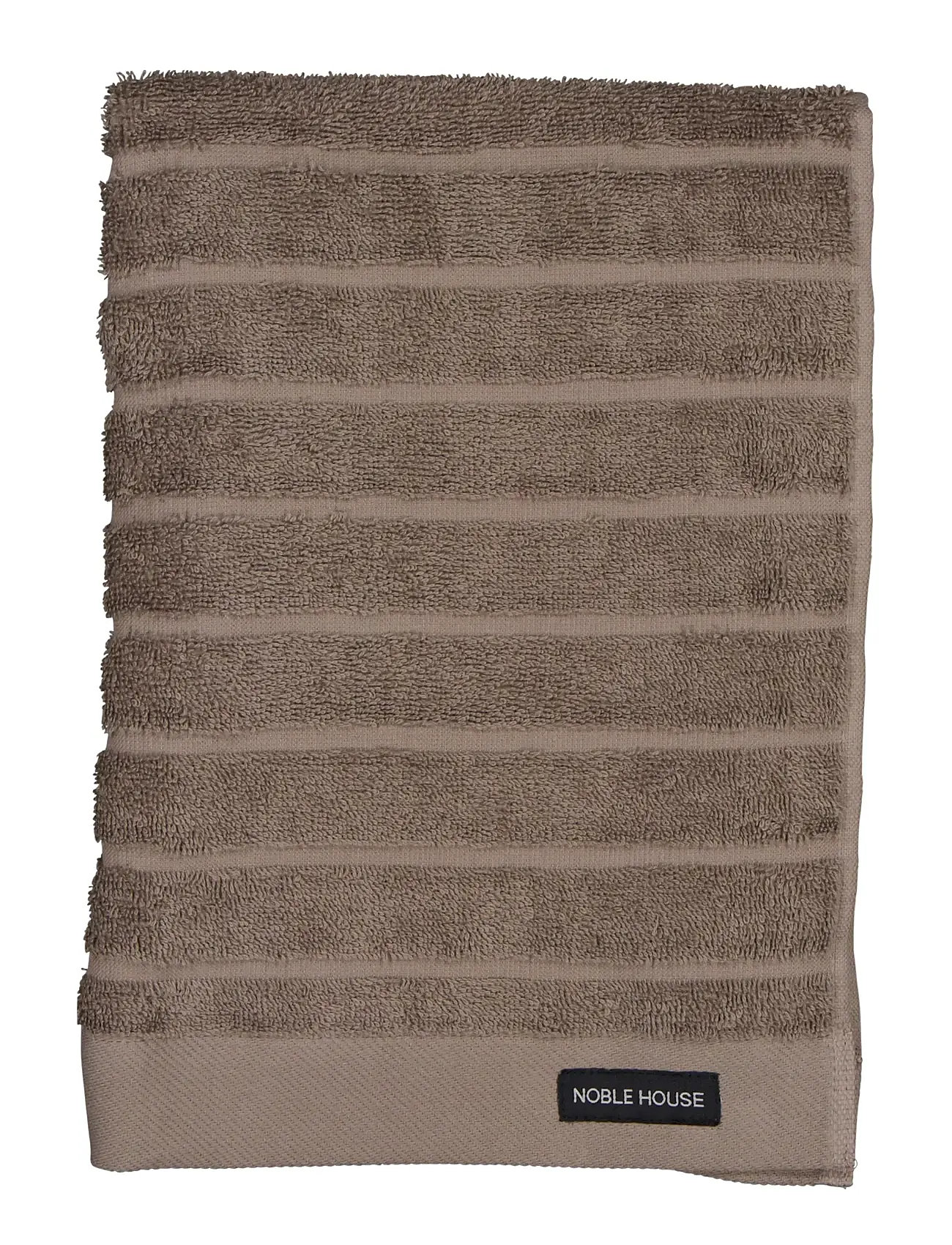 NOBLE HOUSE Terry Handtuch Novalie Stripe Braun - 70X130CM - Unisex