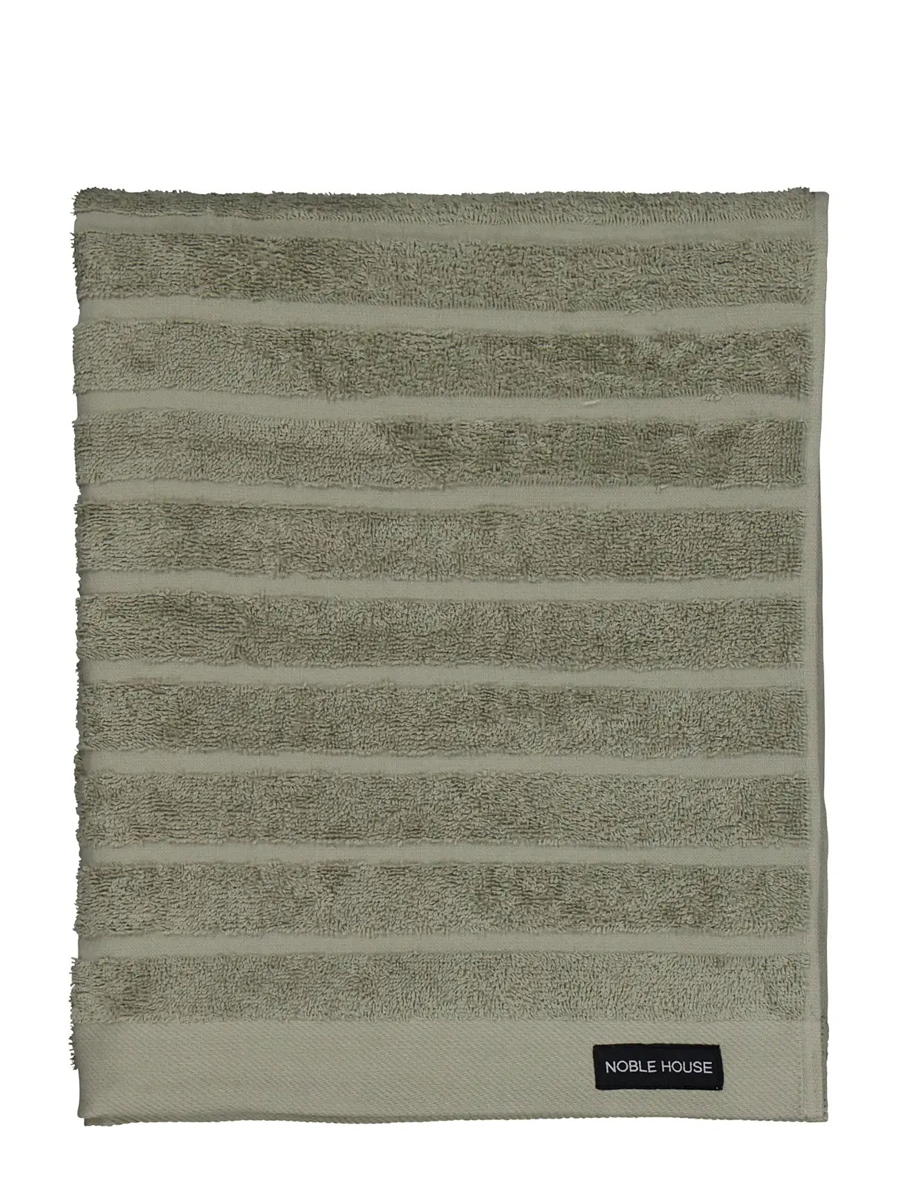 NOBLE HOUSE Terry Handtuch Novalie Stripe Khaki - 90X150CM - Unisex