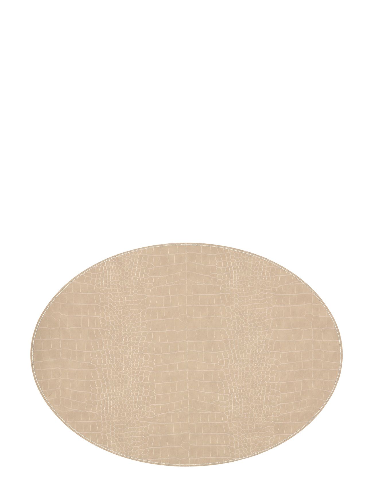 Bo Place Mat Crocodile 2-Pack Beige Noble House