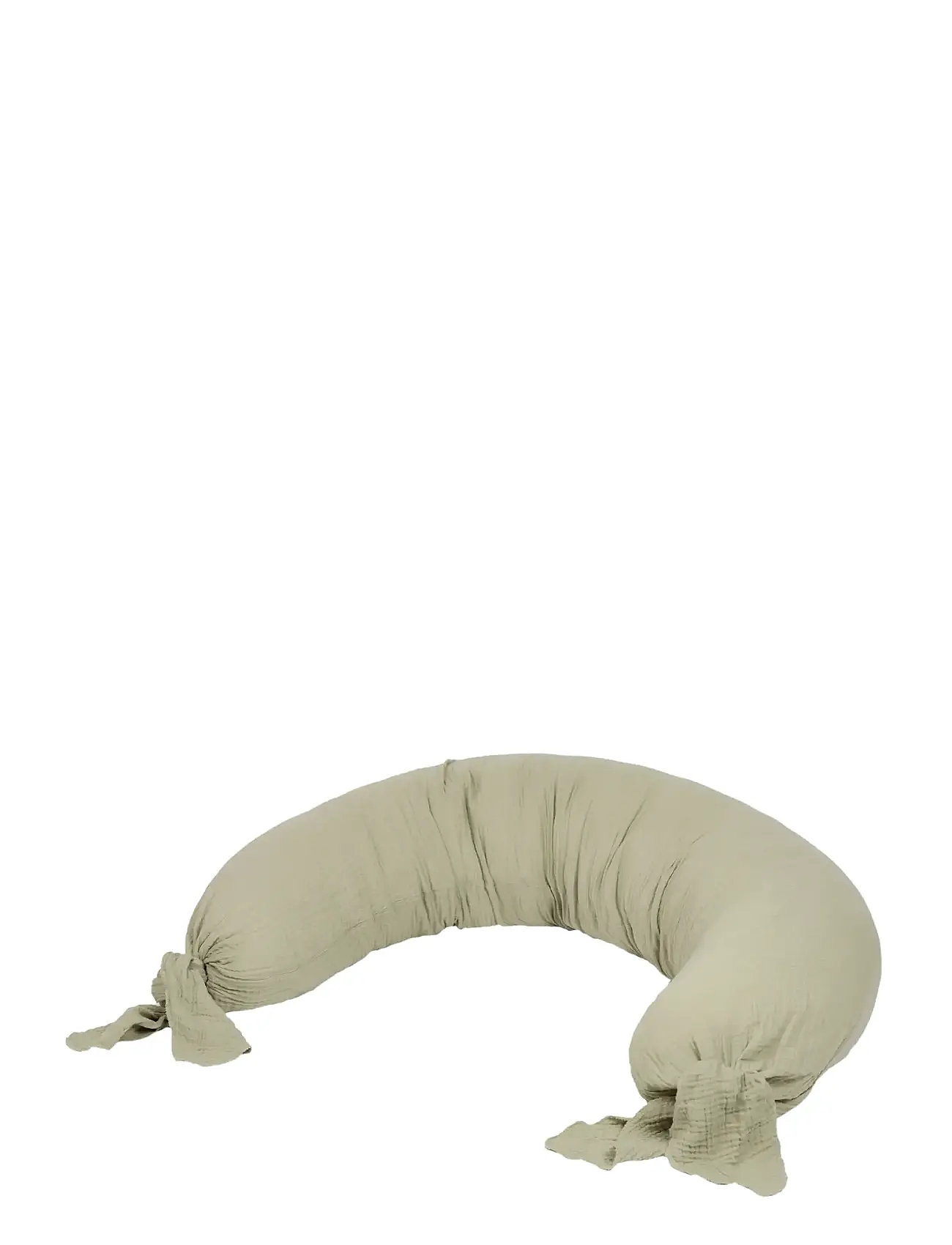 NOBODINOZ Maternity Pillow In Washed Double Muslin Wabi-Sabi, One Size, Khaki green, Ammeprodukter > Ammepuder, Børn