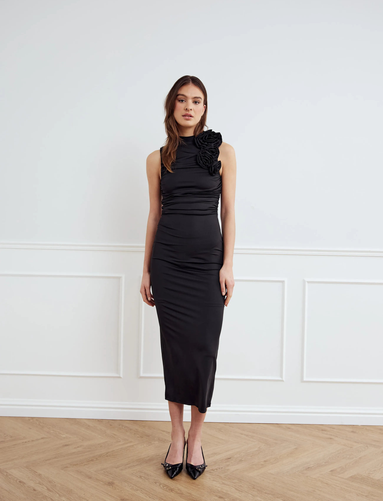 Noella Liba Dress, XXL, Black, Kjoler > Maxikjole, Dame