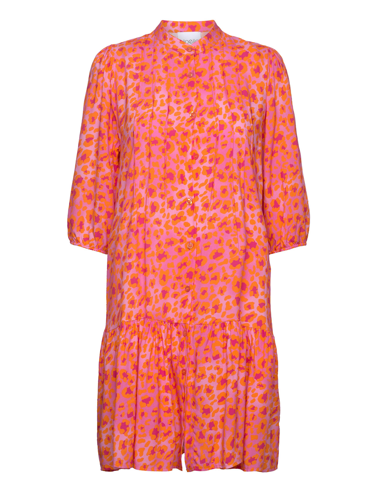 Imogene Sh. Dress Kort Kjole Coral Noella