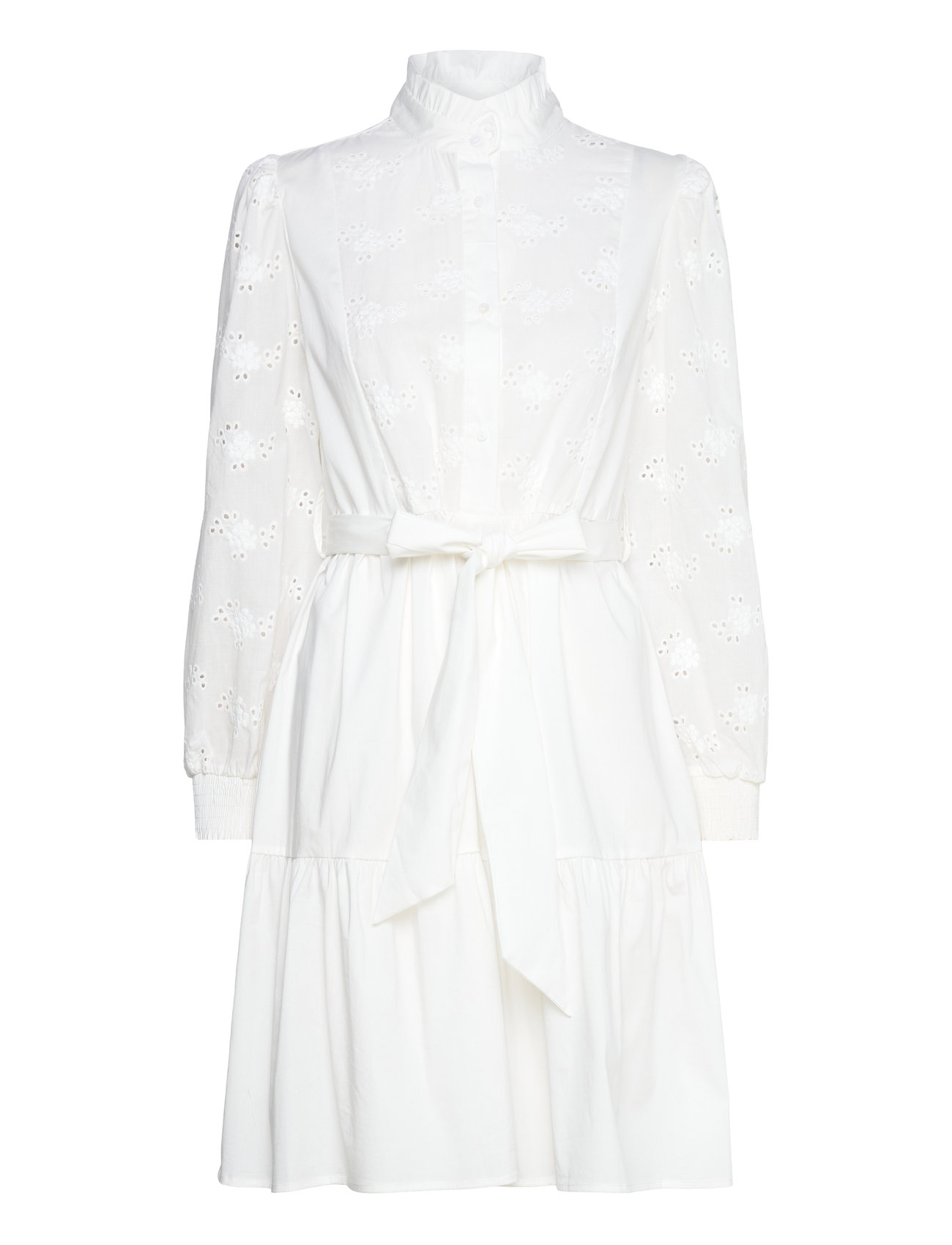 Rina Shirt Dress Kort Kjole White Noella