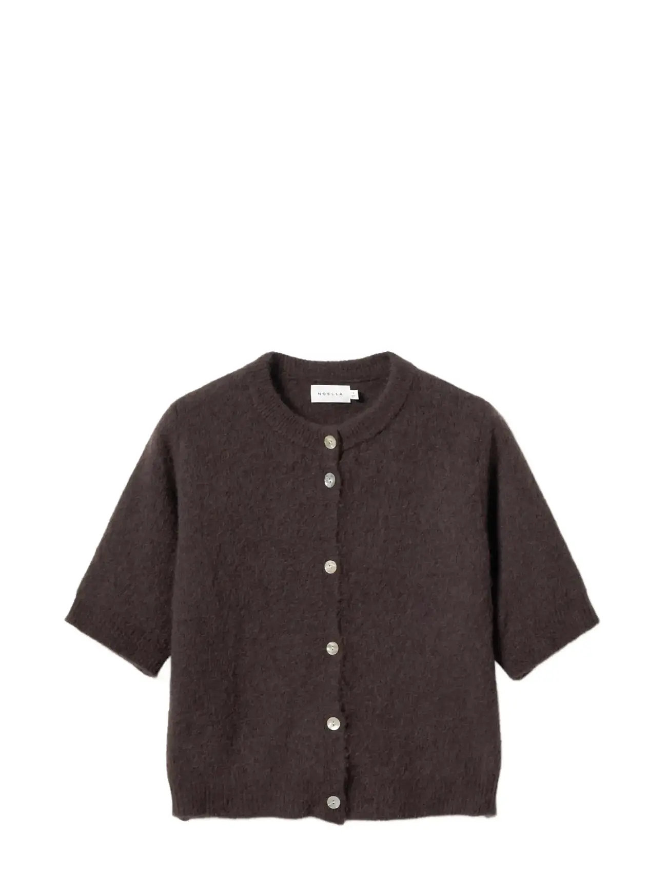 NOELLA Kae Ss Knit Cardigan Braun - L/XL - Damen