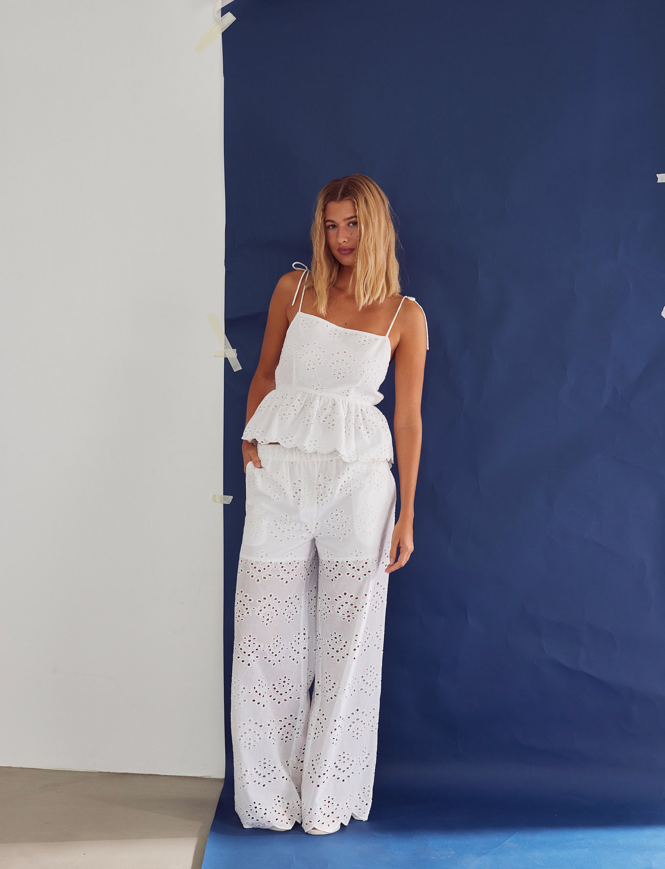 Noella Libby Blouse, XS, White, Bluser > Uden Ærmer, Dame