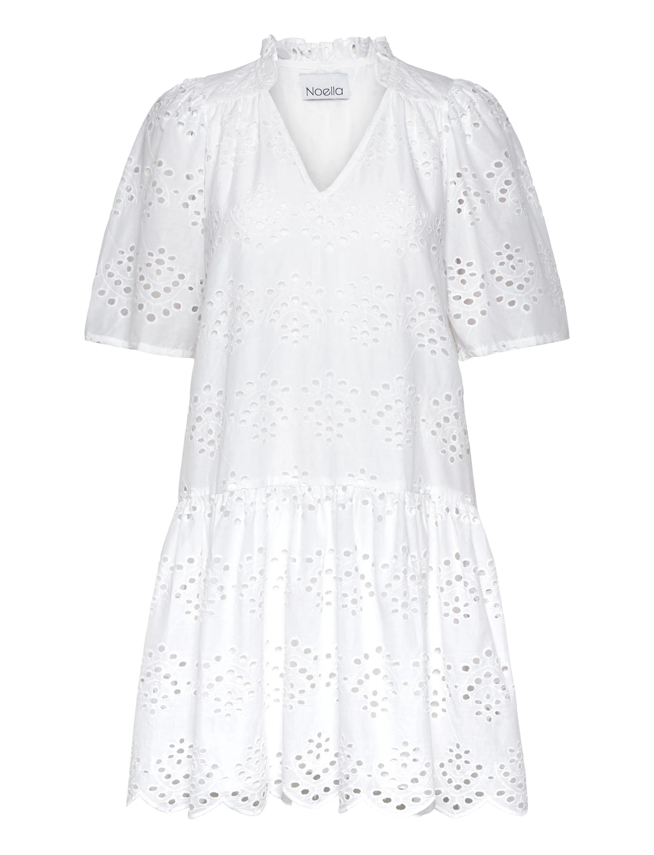 Lilia Dress Kort Kjole White Noella