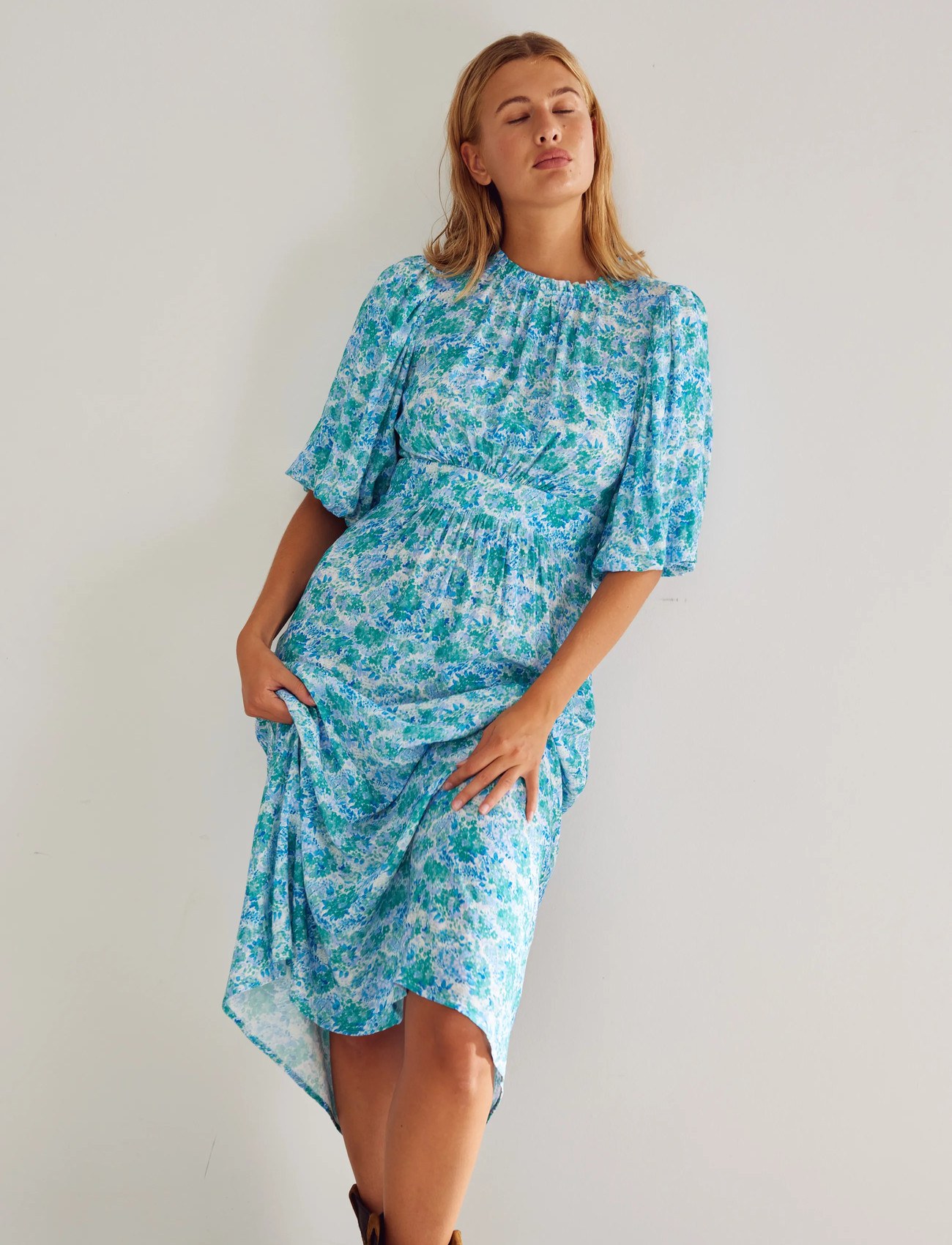 Noella Ruth Dress, S, Blue, Kjoler > Maxikjole, Dame