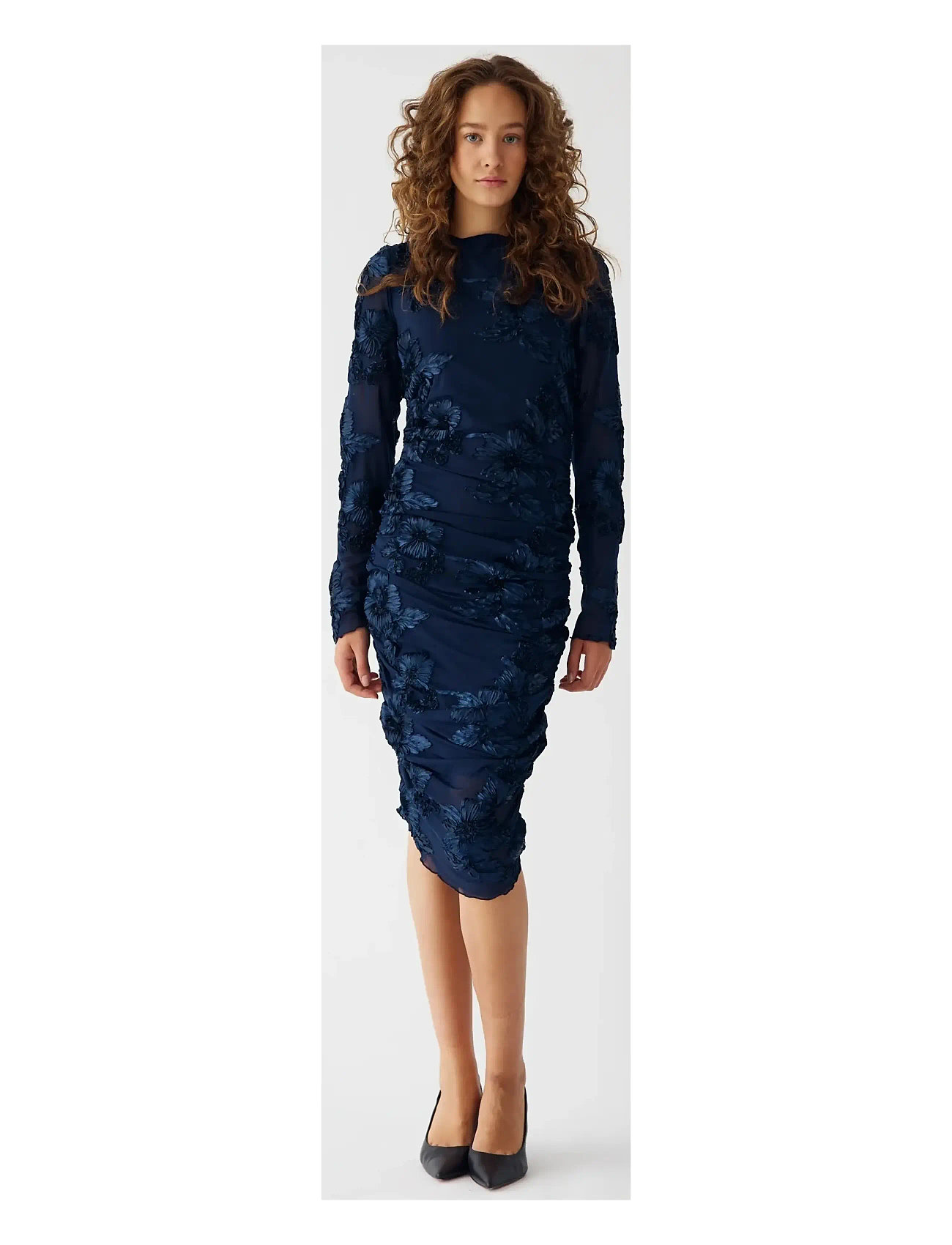 NOELLA Lavinia L/S Kleid Navy - S - Damen