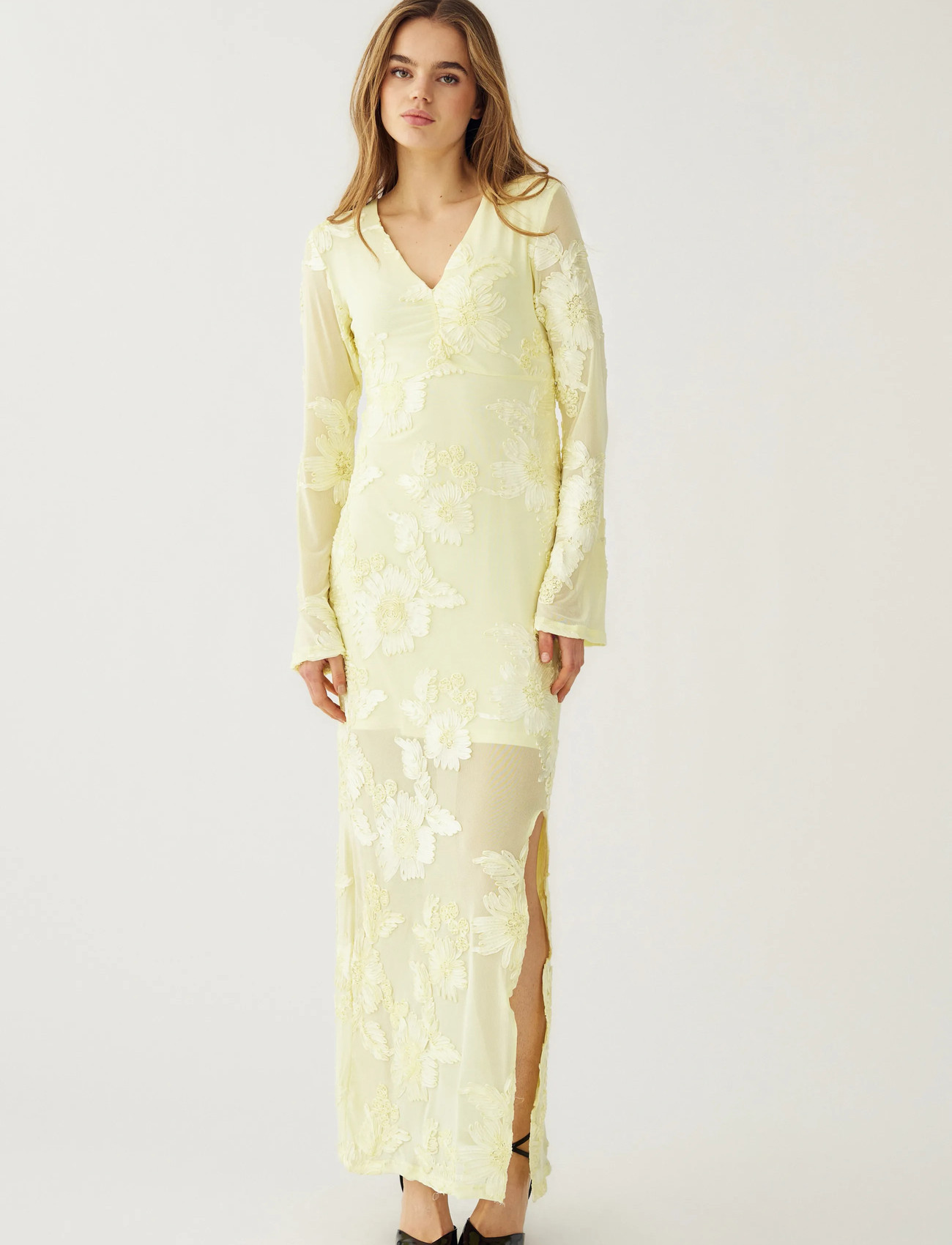 Noella Kameyella C Dress, XXL, White, Kjoler > Maxikjole, Dame