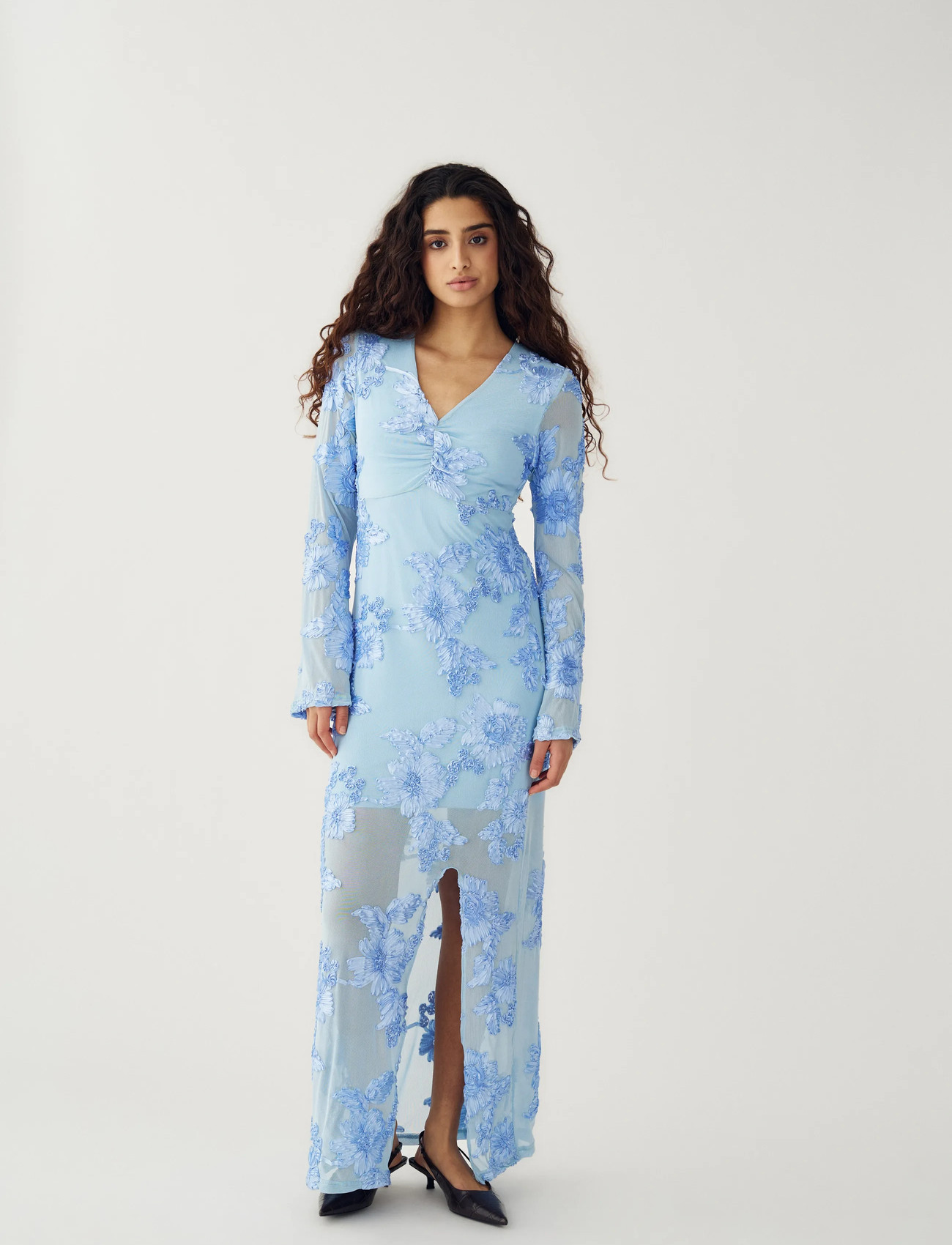 Noella Kameyella C Dress, XS, Blue, Kjoler > Maxikjole, Dame