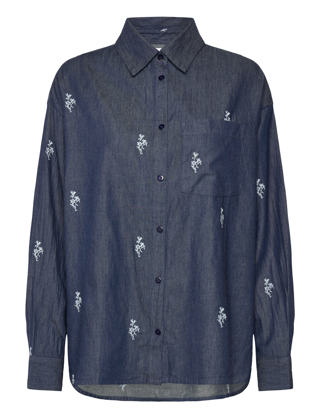 Noella Lakelyn Shirt, S, Blue, Skjorter > Denim-Skjorter, Dame
