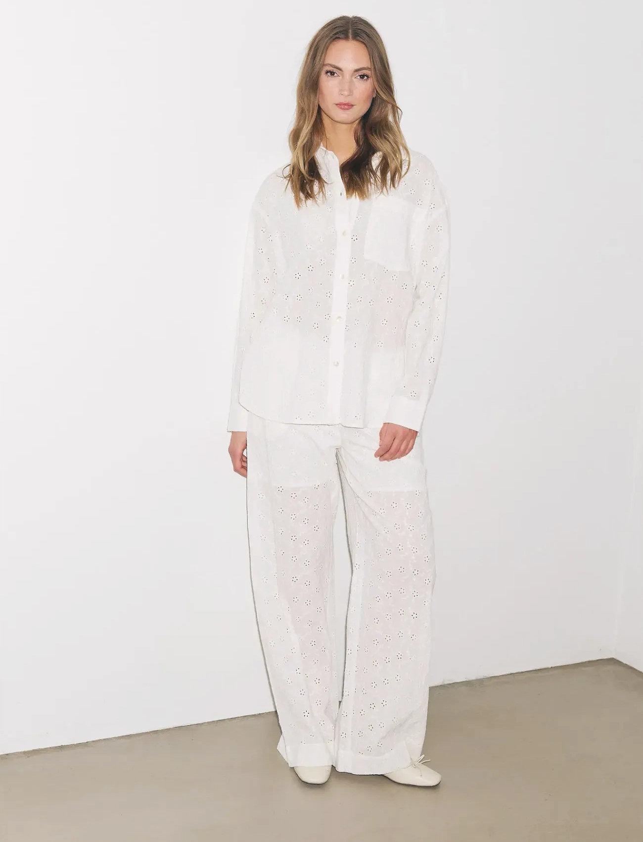 Noella Lakelynn Shirt, XS, White, Skjorter > Langærmede, Dame