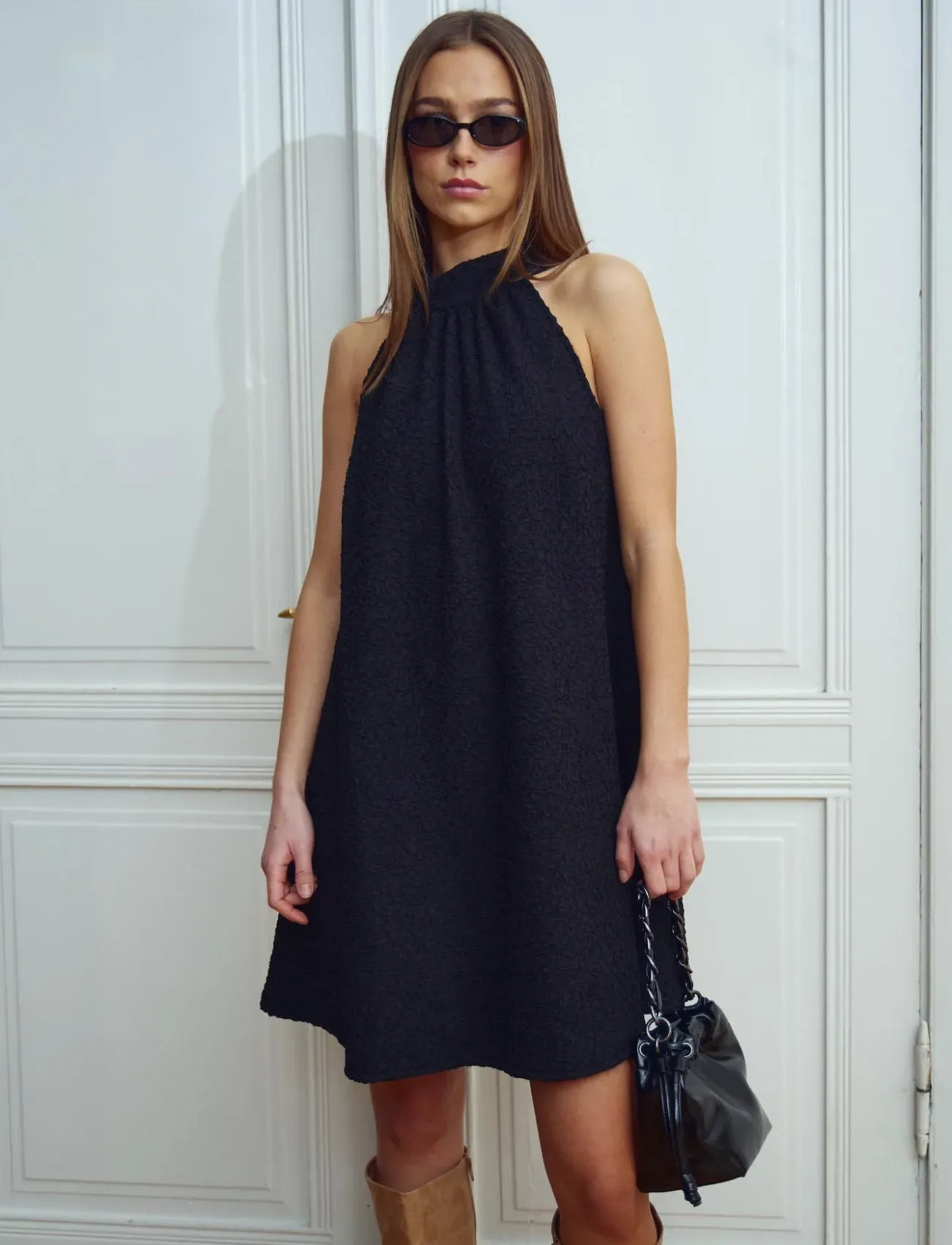 Noella Lora Dress, M, Black, Kjoler > Kort Kjole, Dame