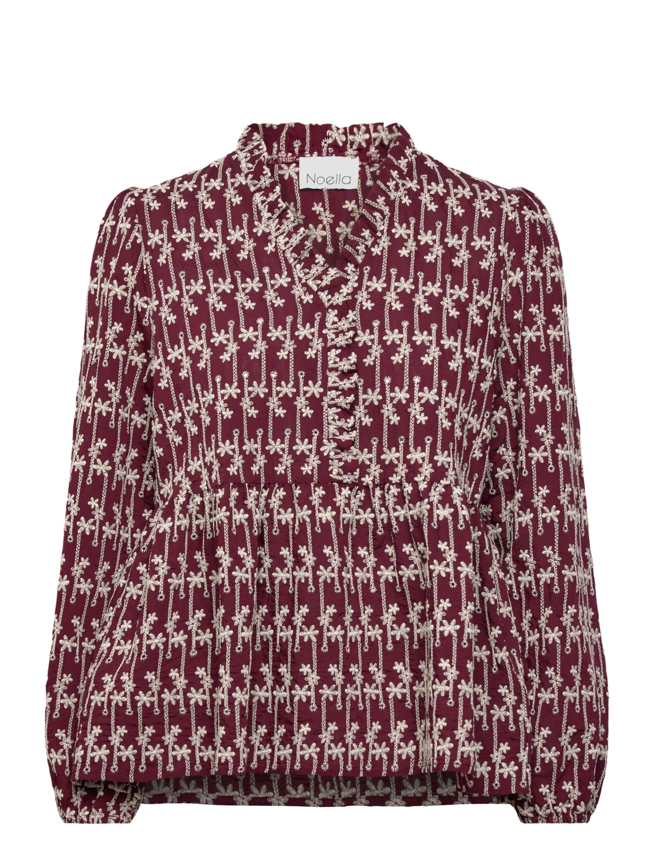 NOELLA Matti Bluse Burgundy - XS - Damen