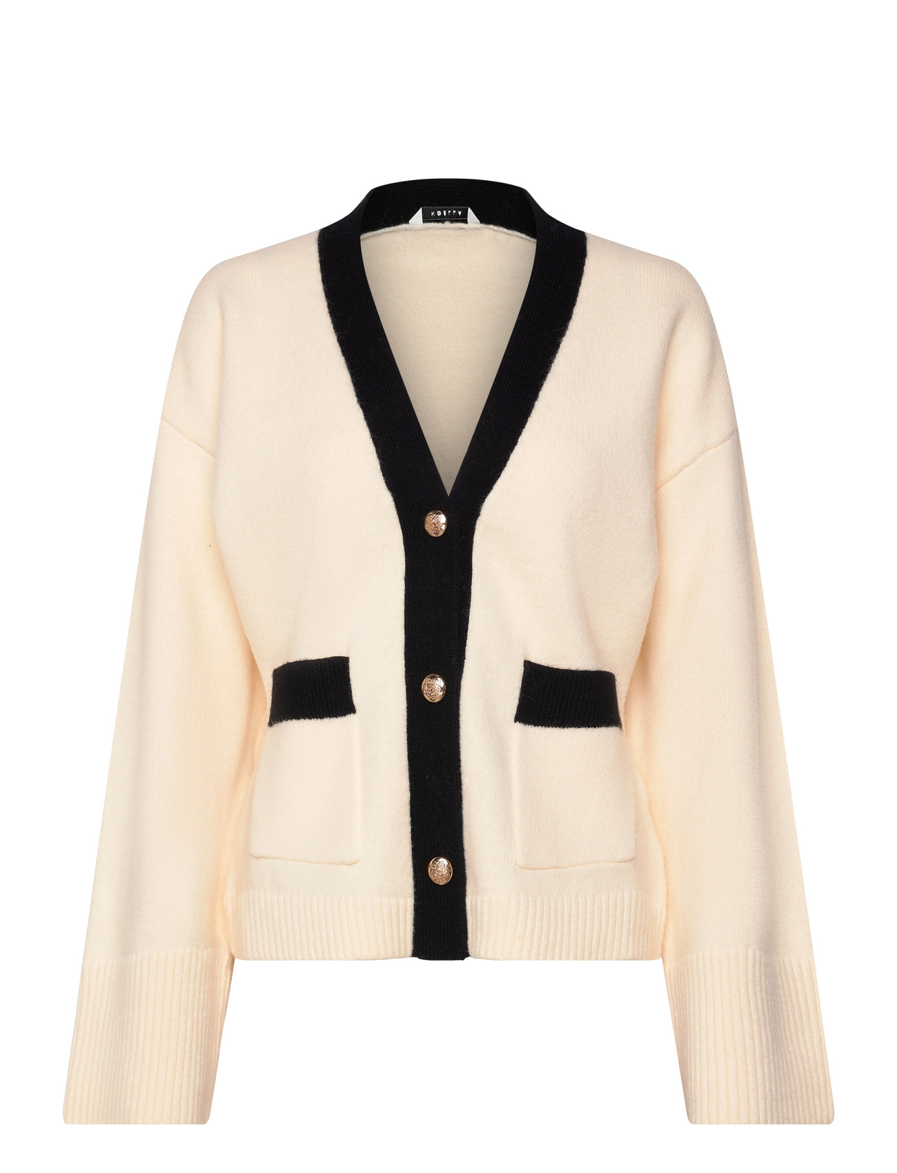 Noella N-Lenyxette Knit Cardigan, XL, Cream, Strik > Cardigans, Dame