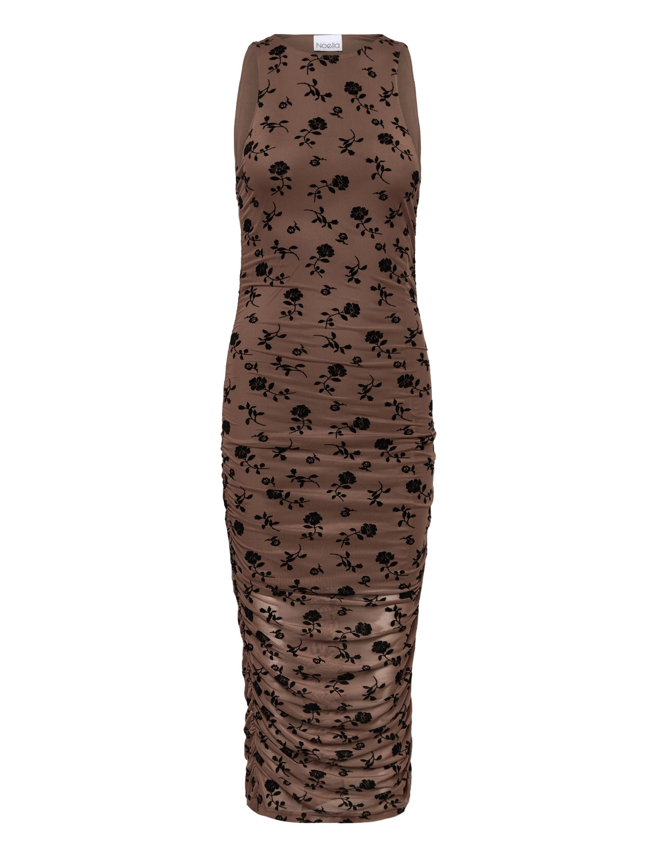 NOELLA Leanna Kleid Braun - L - Damen