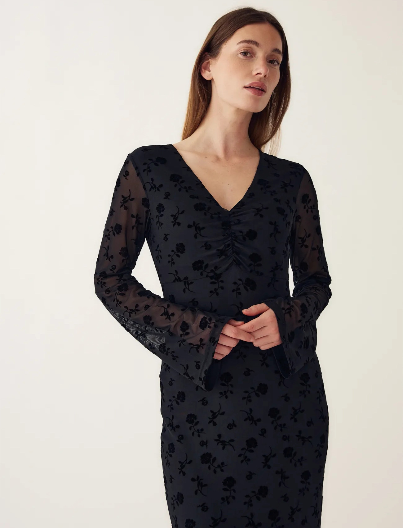 Noella Kameyella Dress, S, Black, Kjoler > Maxikjole, Dame