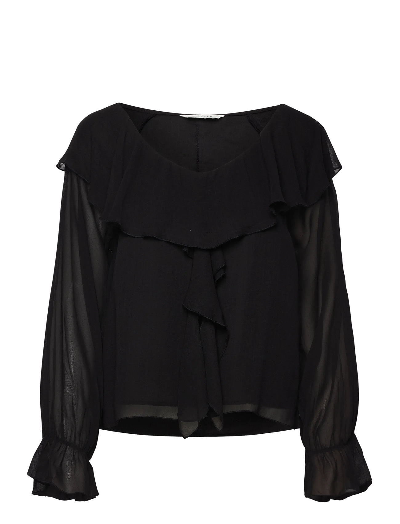 Noella Leiana Blouse, L, Black, Bluser > Langærmede, Dame