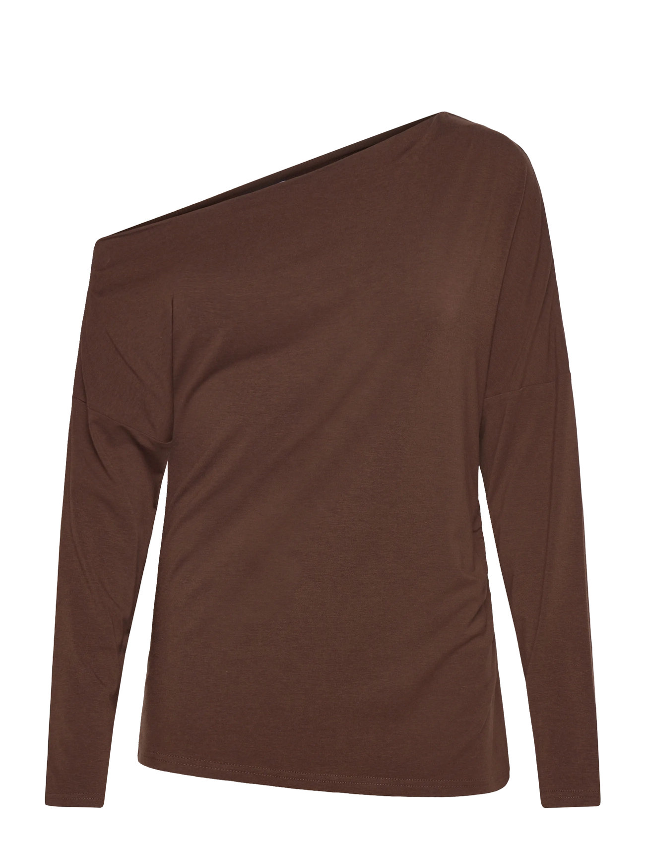 Noella Lanna Top, XXL, Brown, T-Shirts & Toppe > Langærmede, Dame