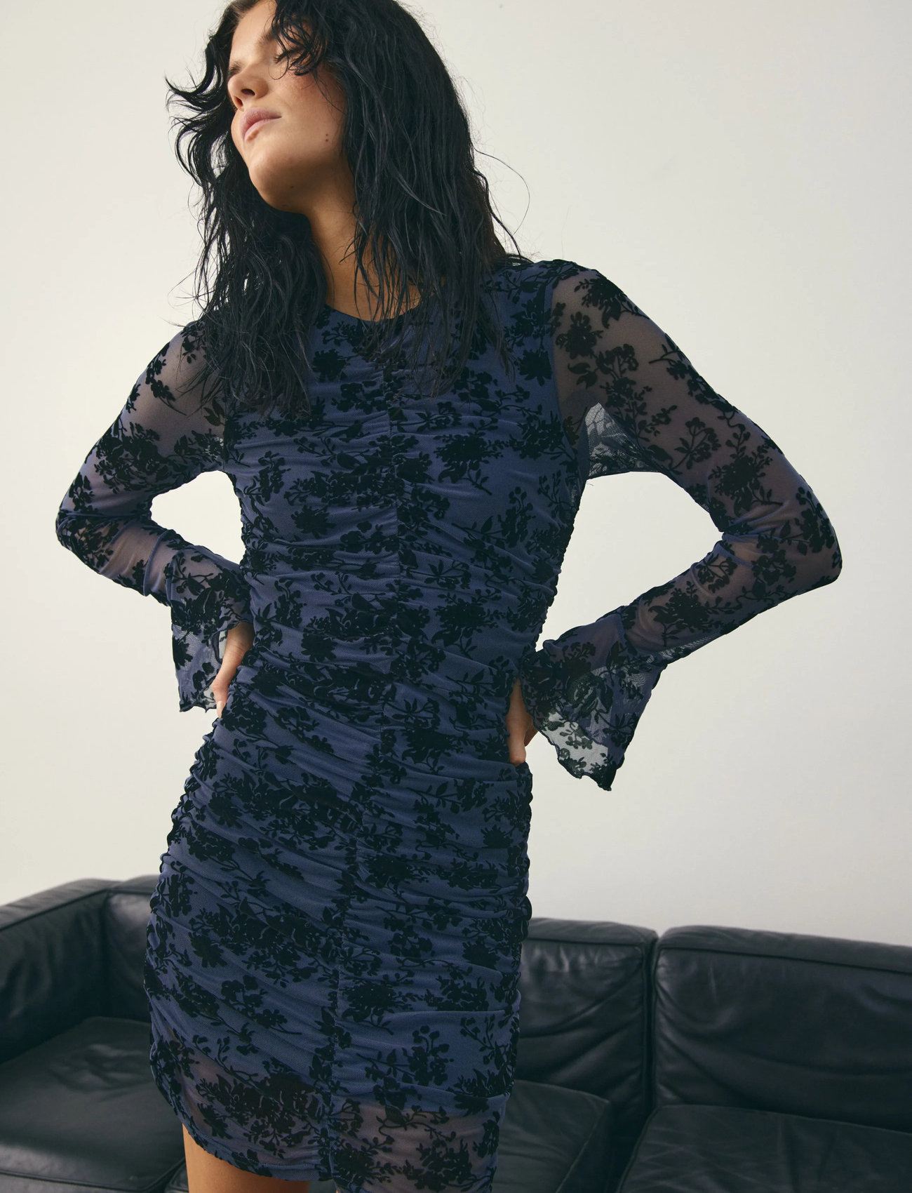 Noella Lavetta Dress, M, Black, Kjoler > Kort Kjole, Dame
