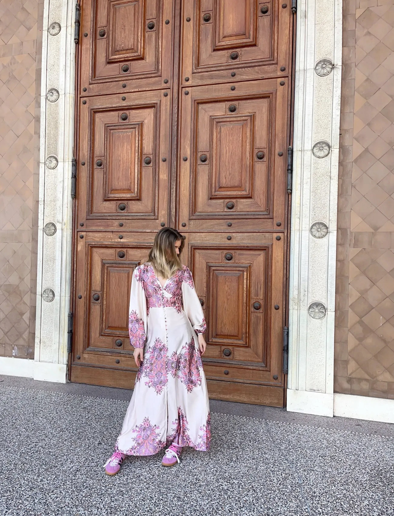 Noella Lilith Maxi Dress, XS, Pink, Kjoler > Maxikjole, Dame