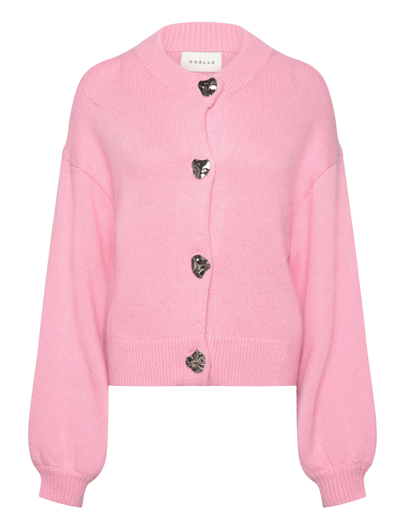 Noella N-Miley Knit Cardigan, XS, Pink, Strik > Cardigans, Dame