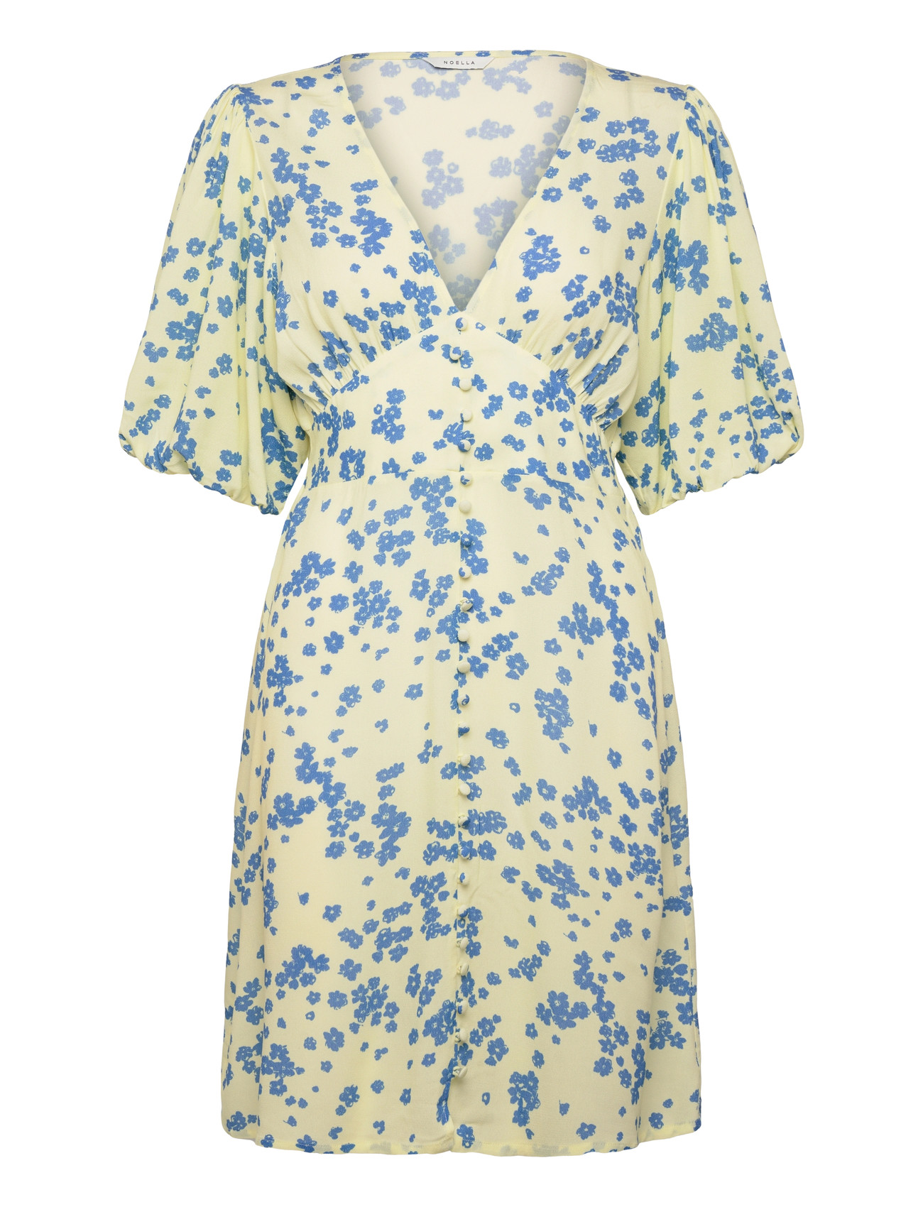 Noella N-Lilliana Dress, L, Yellow, Kjoler > Kort Kjole, Dame