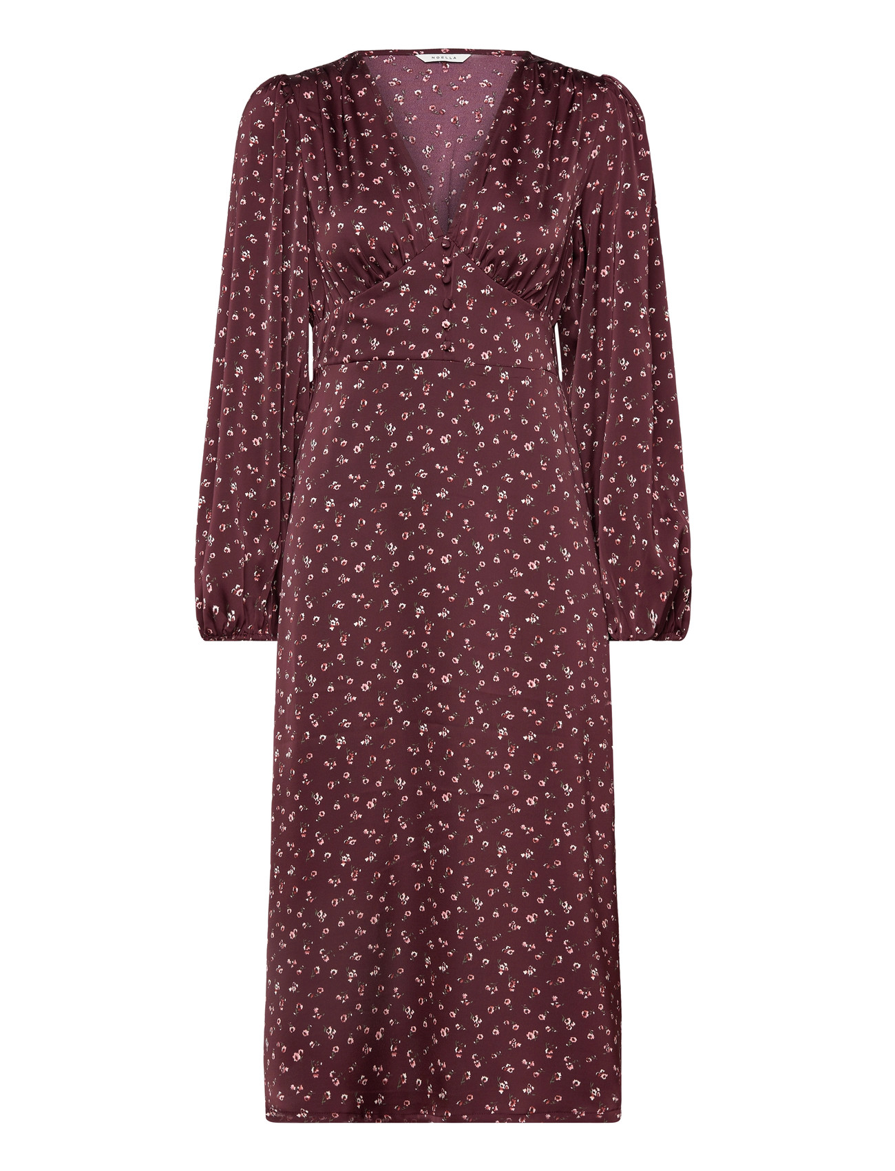 NOELLA N-Lilith Kleid Burgundy - S - Damen